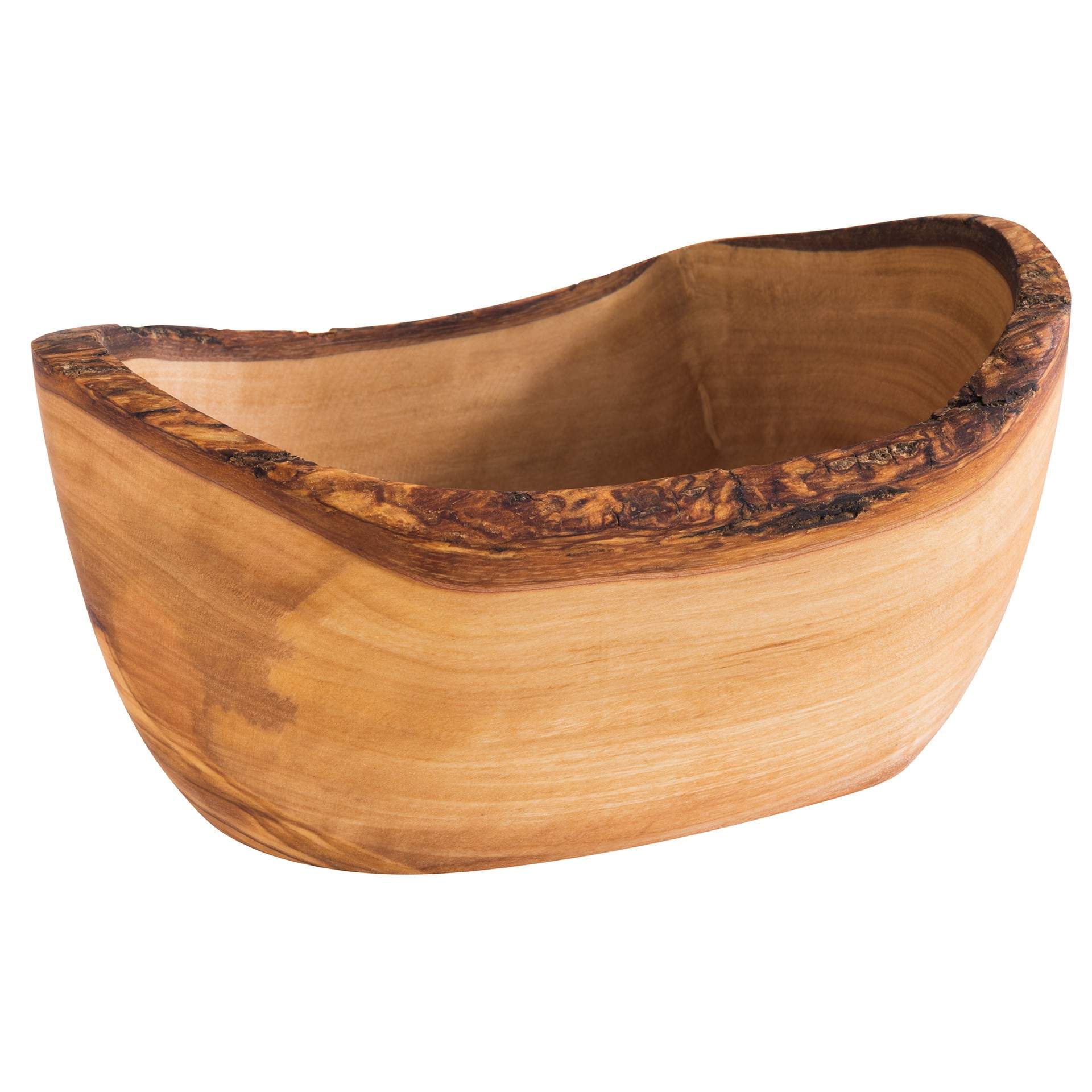 Schale - Serie Olive - Abm. 13,0 x 8,0 x 6,5 cm - Inhalt 0,20 l - Olivenholz - 907-B
