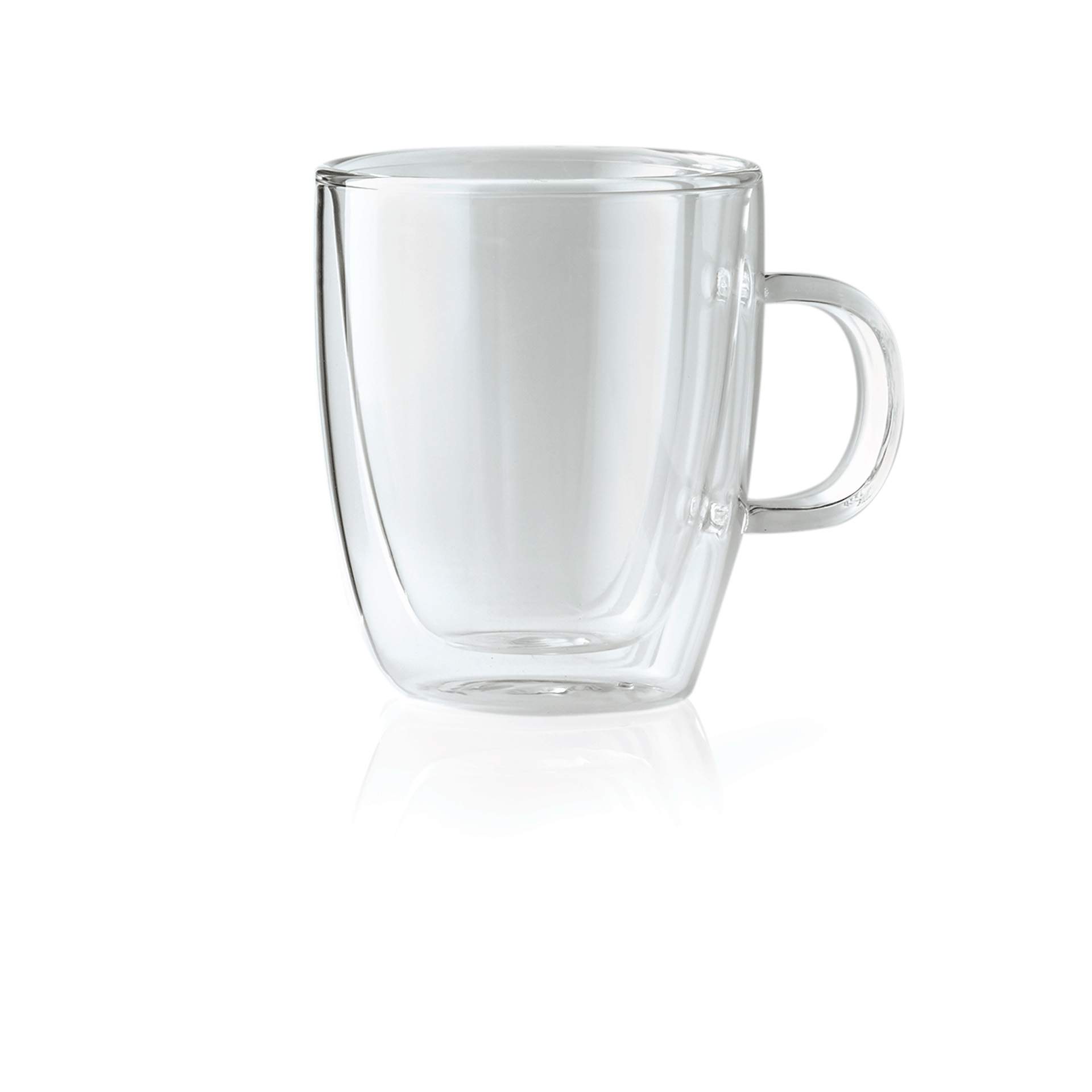 Teeglas - mit Henkel - Serie Enjoy - Abm. 10,7 cm - Ø oben / unten 9,3 / 6,5 cm - Inhalt 0,36 l - Glas - 1774036-A
