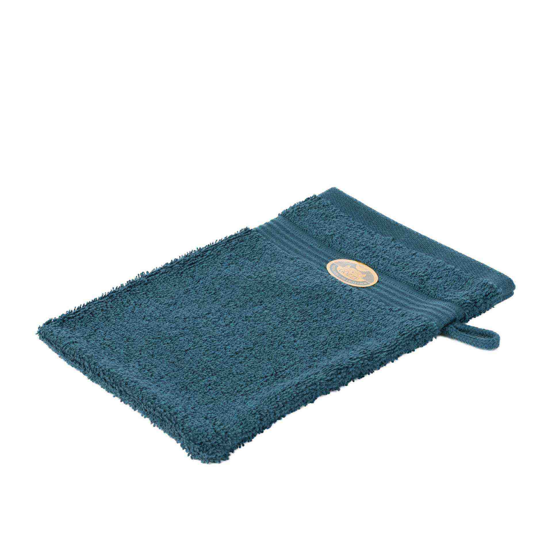 Waschhandschuh - Uni - Serie NEW YORK - petrol - Abm. 17 x 24 cm - Baumwolle - 550-5826-1-D