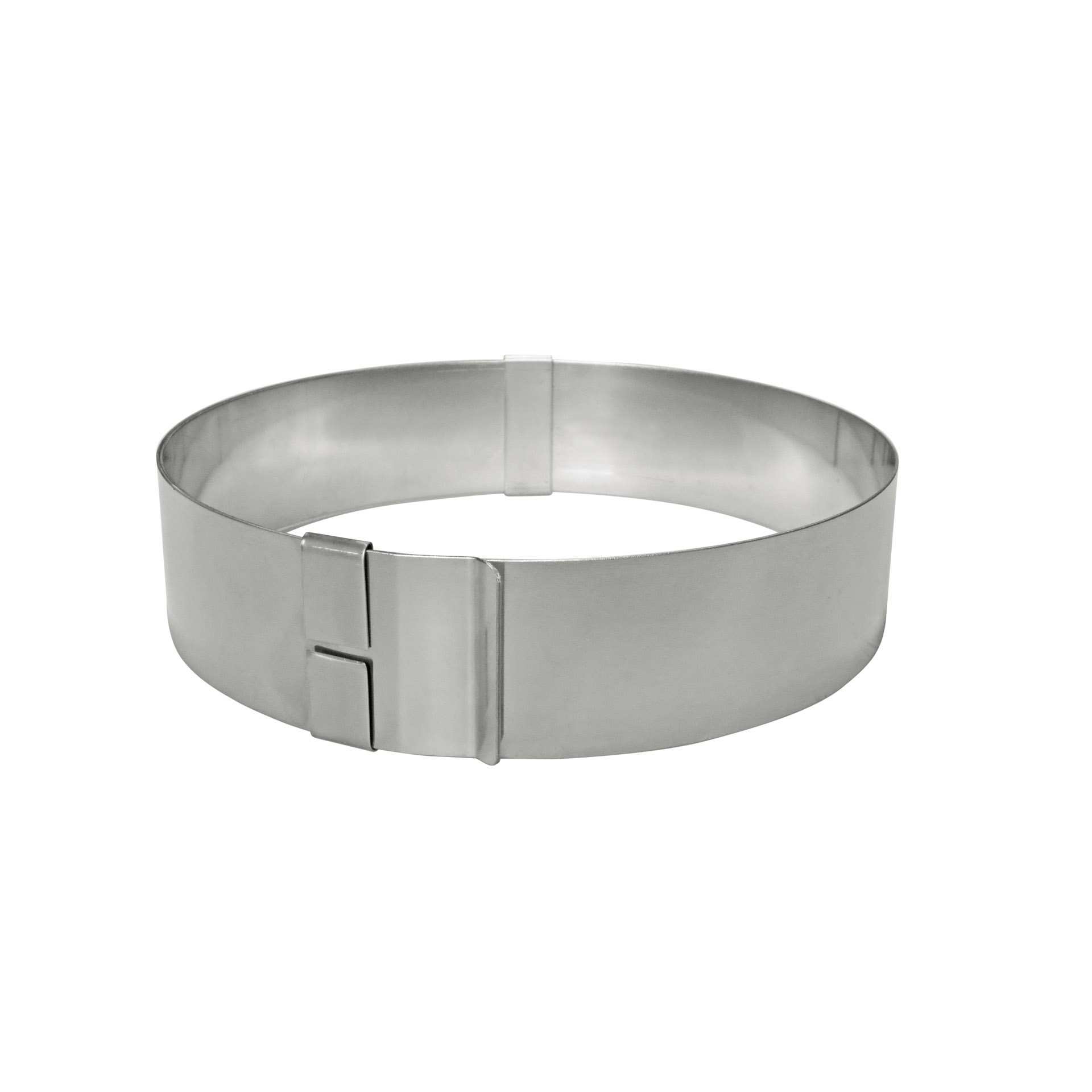 Tortenring - Abm. 30,5 x 30,5 x 6,0 cm - Edelstahl - 199988-C