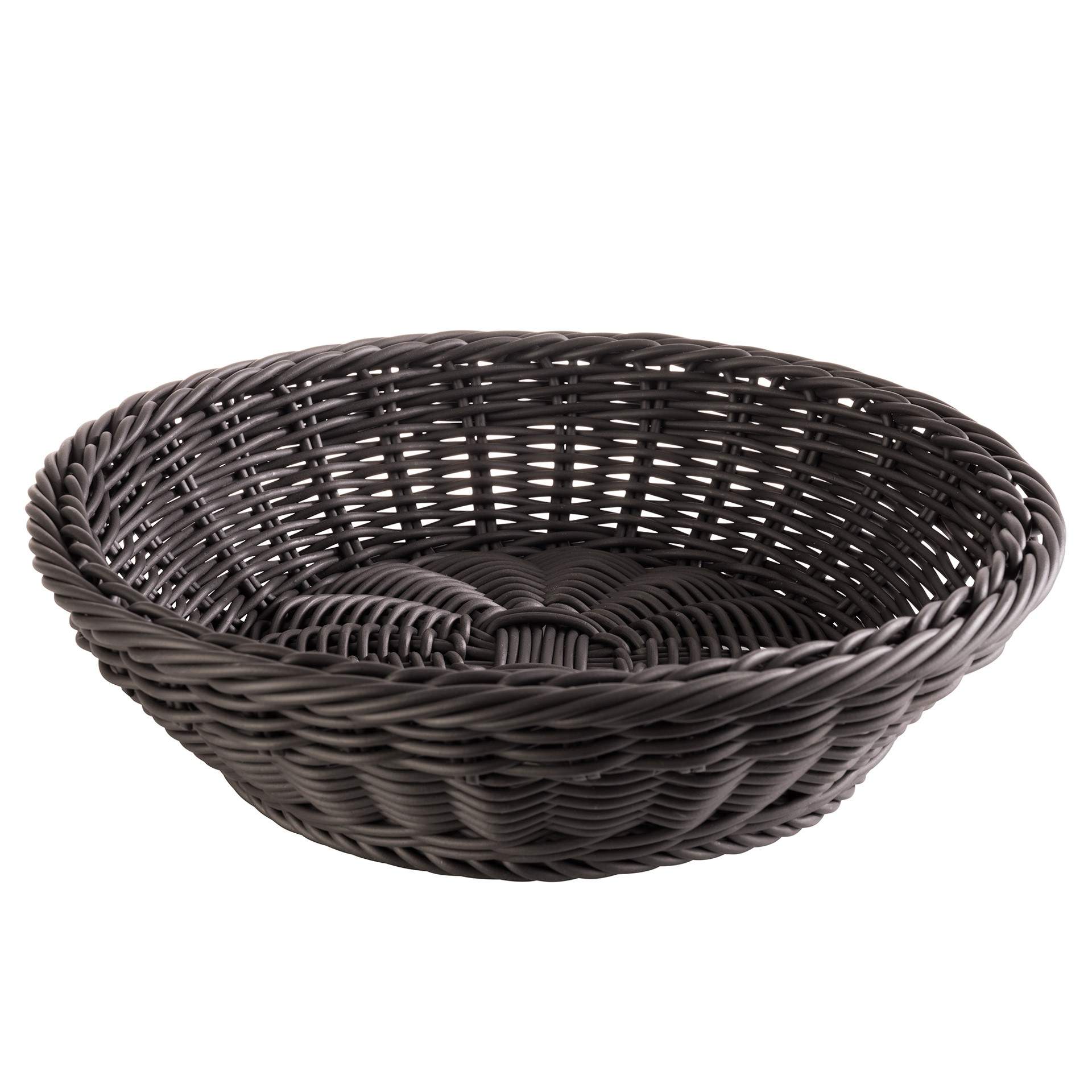 Korb - Serie Profi Line - schwarz - rund - Abm. 7,0 cm - Ø 29 cm - Polypropylen - 50612-B