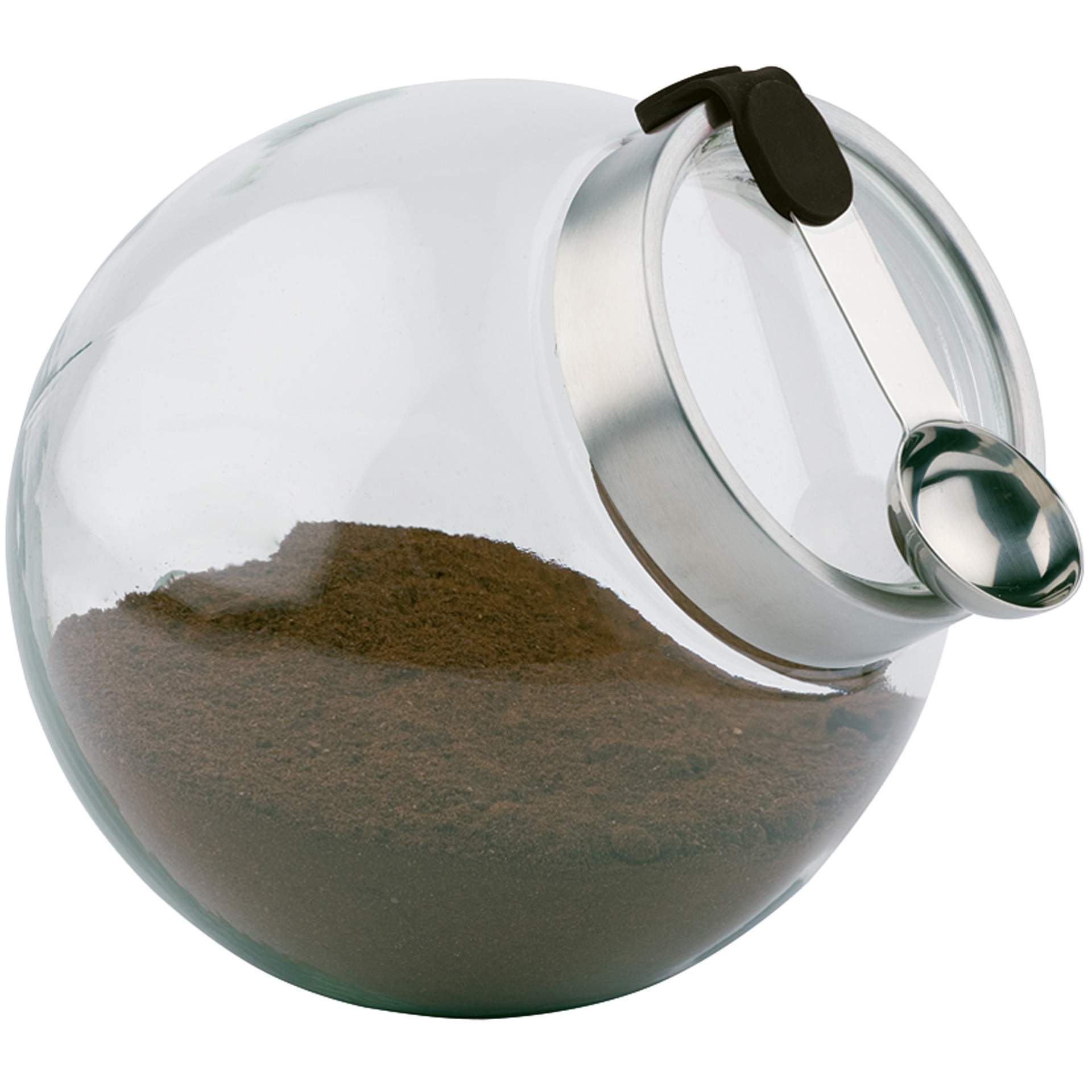 Vorratsdose - Glaskugel - aromadicht - transparent - rund - Abm. 18,0 cm - Ø 20,0 cm - Inhalt 3,0 l - Glas - 636-B