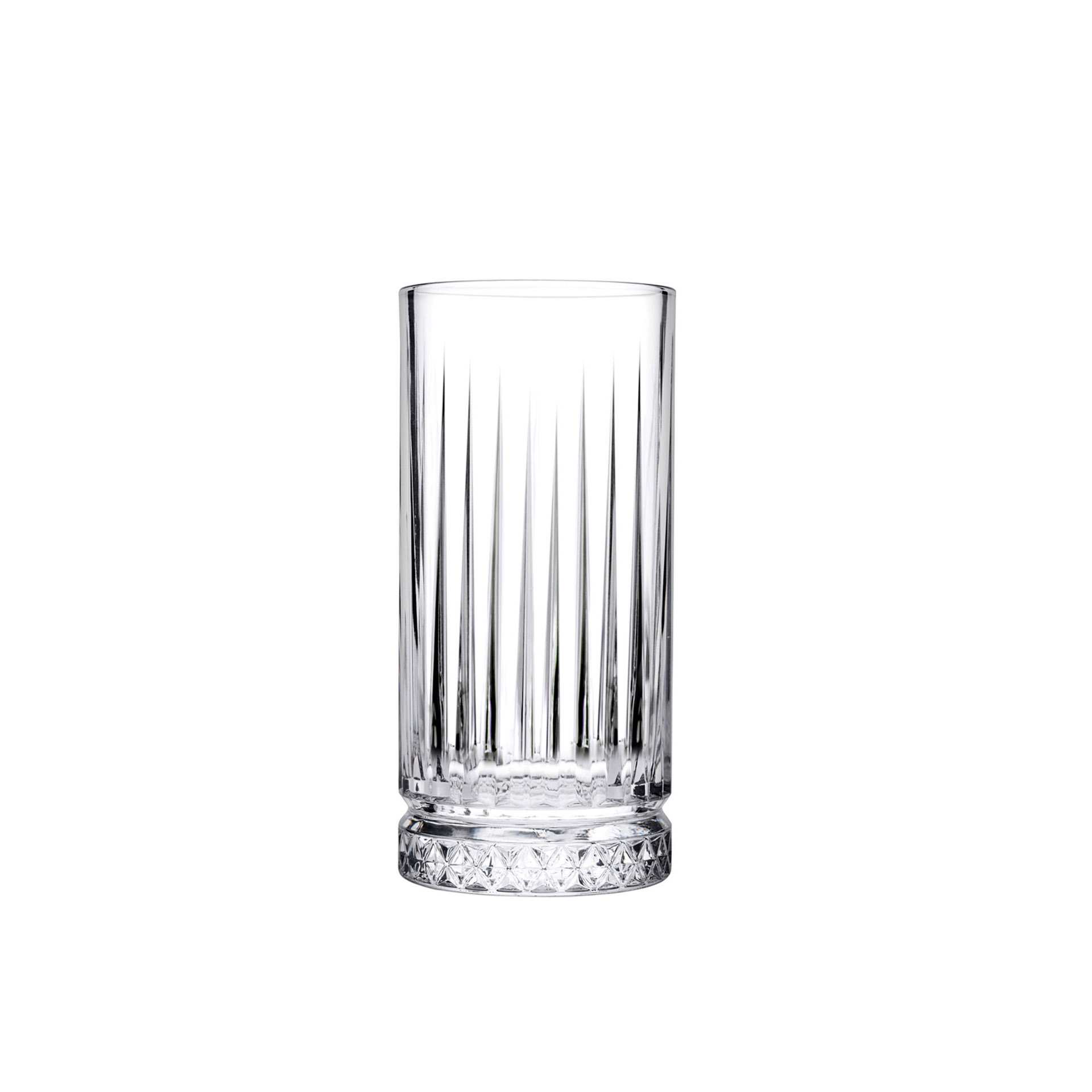 Longdrink-Glas - Set á 12 Stück - Serie Elysia - Höhe 14,0 cm - Ø oben / unten 6,55 / 6,55 cm - Inhalt 0,28 l - Glas - 520125-A