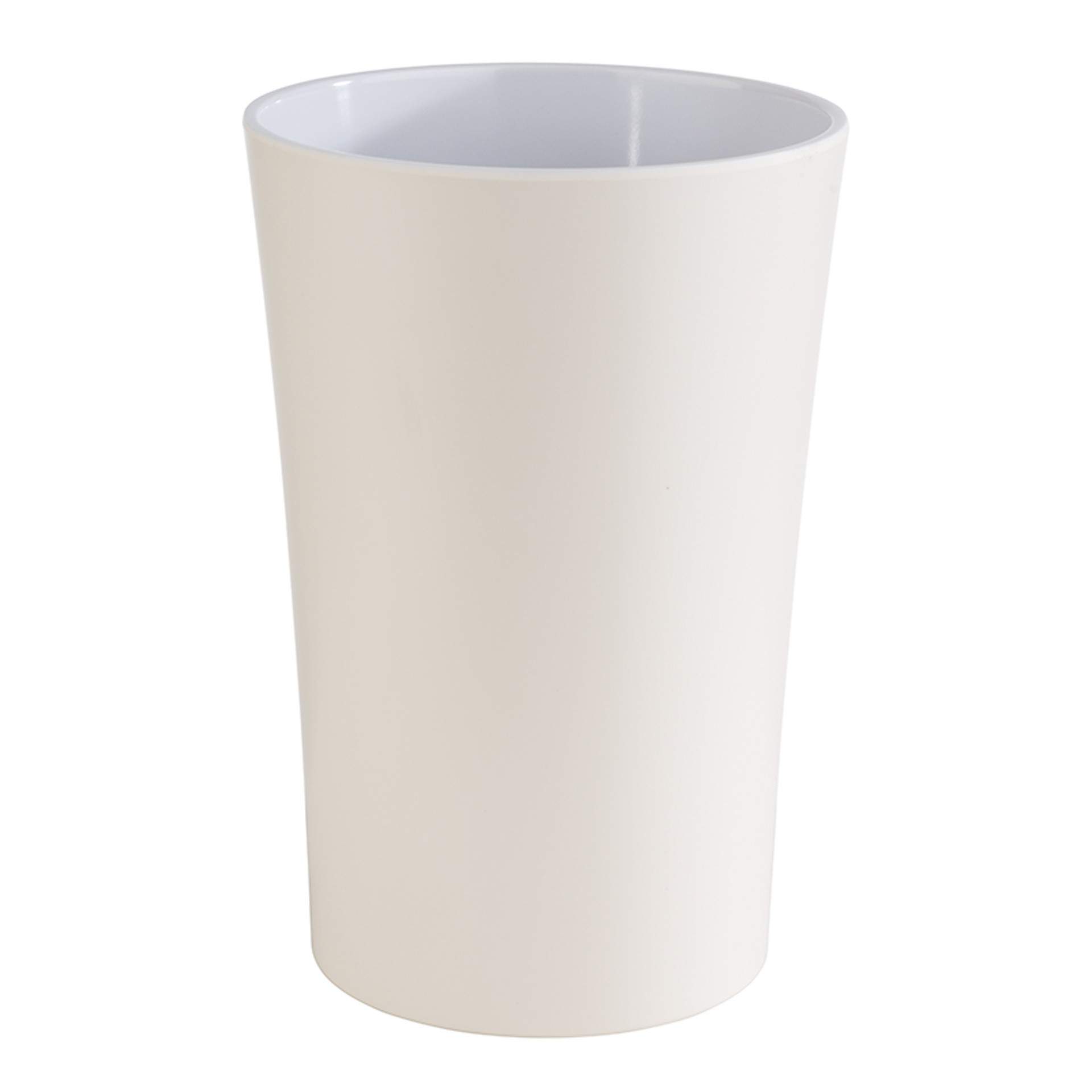 Schale - Serie Pastell - beige - rund - Abm. 19,5 cm - Ø 13,0 cm - Inhalt 1,5 l - Melamin - 84860-B