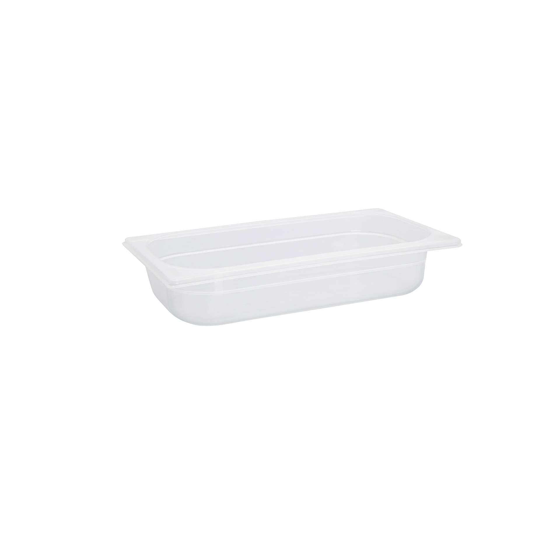 GN-Behälter - Abm. 32,5 x 17,6 x 6,5 cm - Inhalt 2,5 l - GN 1/3 (325 x 176 mm) - 65 mm - Polypropylen - 530020-C