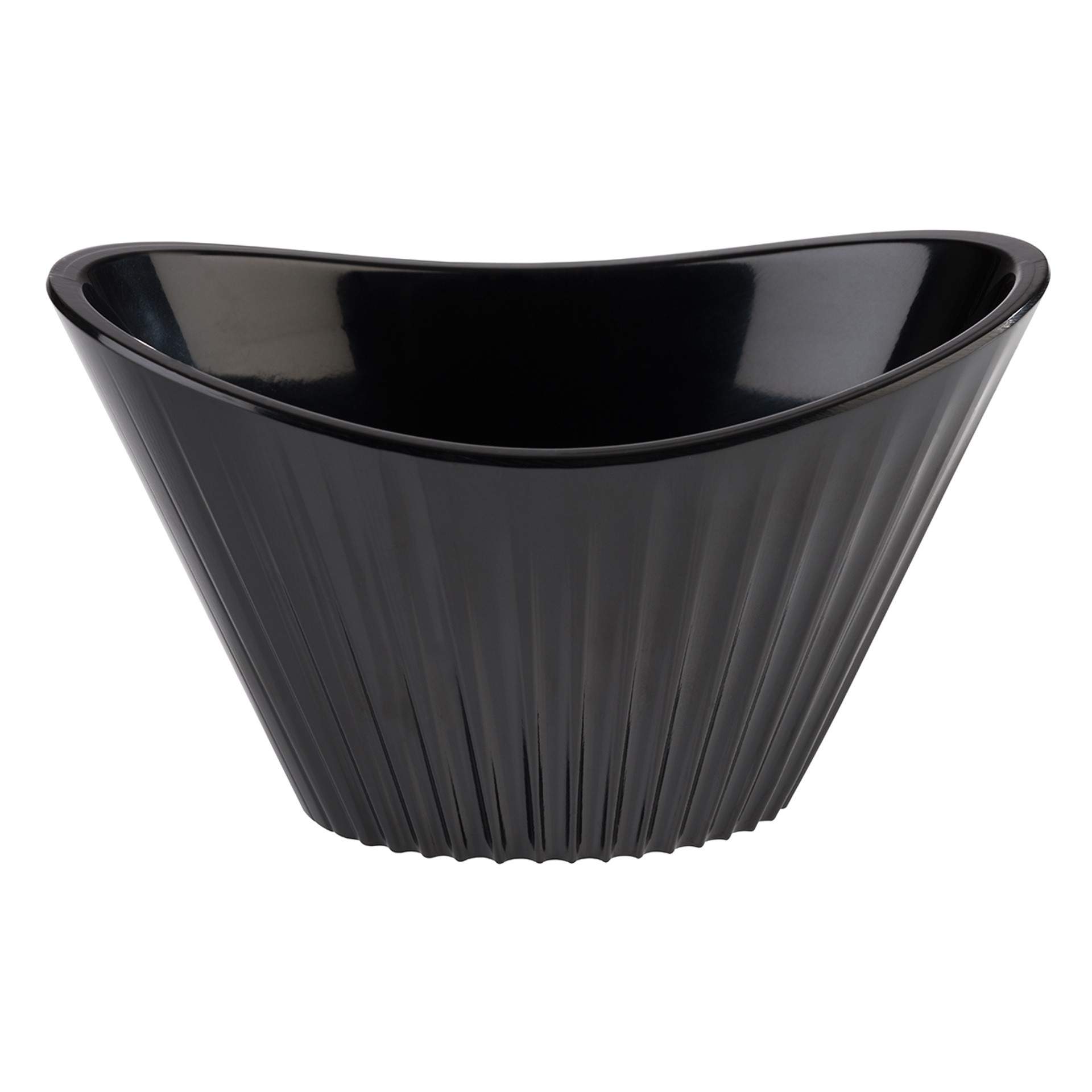 Schale - außen mit Struktur - Serie Mini - schwarz - Abm. 9,5 x 5,5 x 5,5 cm - Inhalt 0,07 l - Melamin - 84780-B