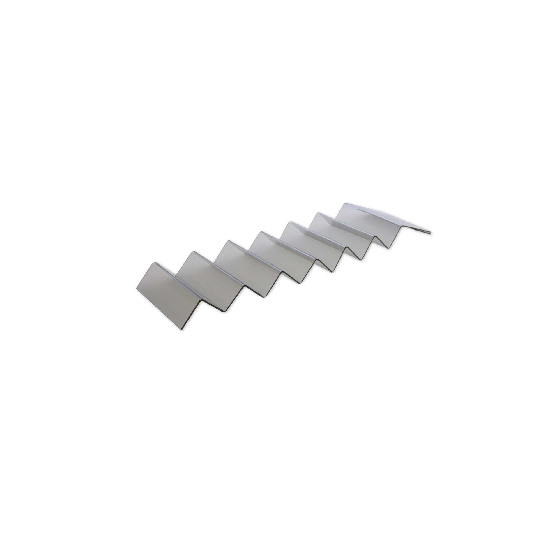 Snack-Verkaufsständer - Wellen / Etagen: 6 - transparent - Abm. 58,0 x 17,0 x 4,5 cm - PMMA - 172510-C