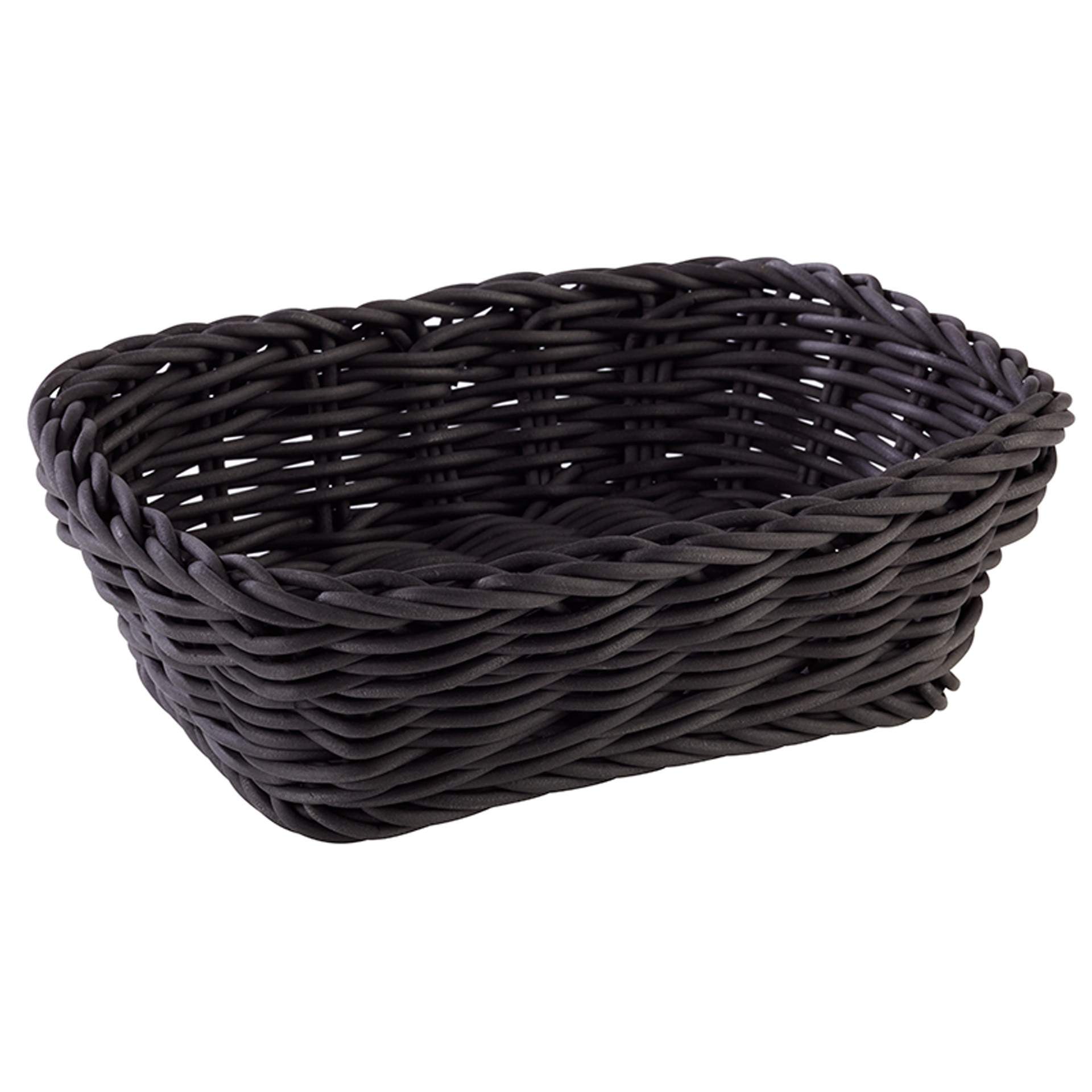 Korb - Serie Profi Line - schwarz - rechteckig - Abm. 19 x 13 x 6 cm - Polypropylen - 50630-B