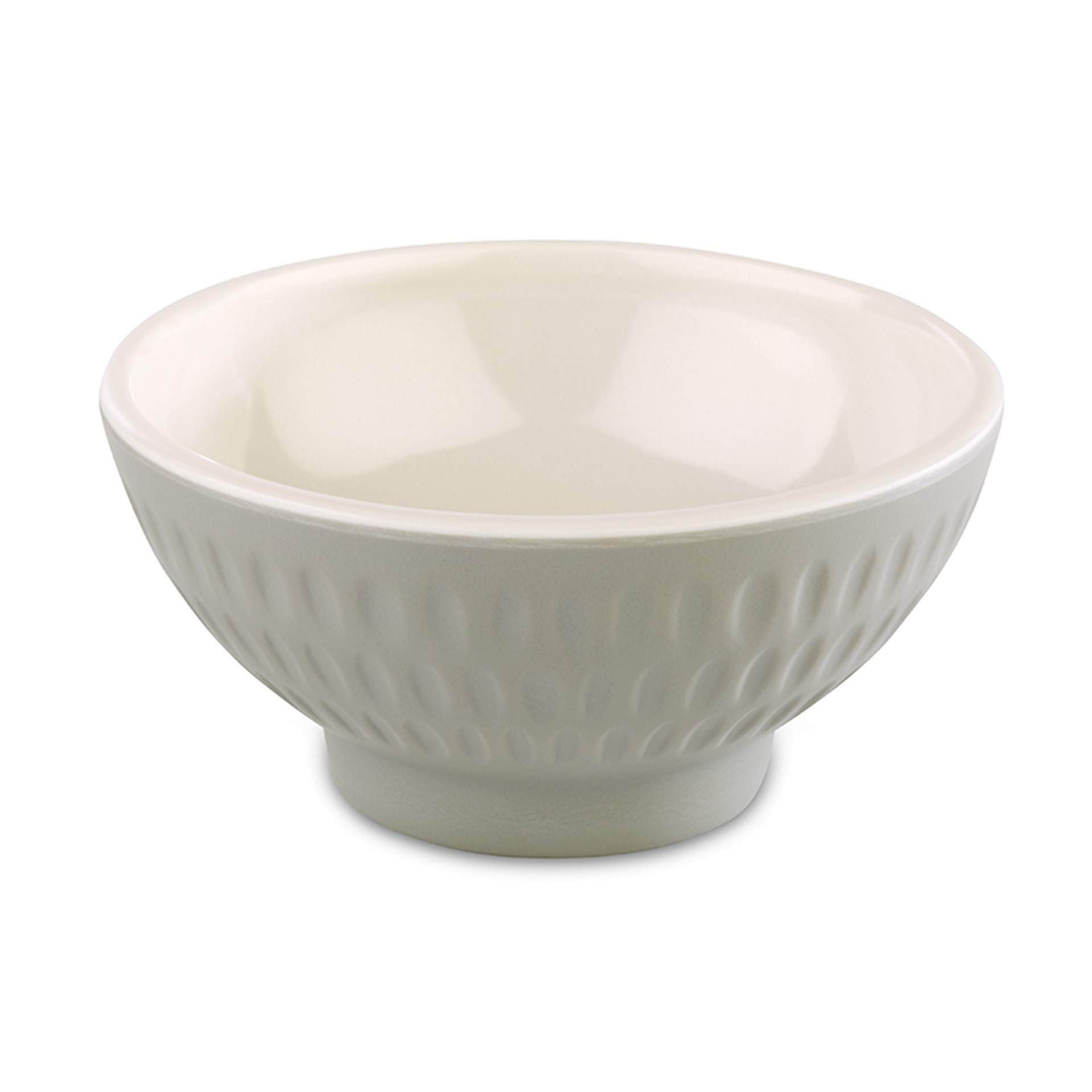 Schale - beidseitig farbig - Serie Asia Plus - cream / grau - Abm. 3,5 cm - Ø 7,5 cm - Inhalt 0,06 l - Melamin - 15400-B