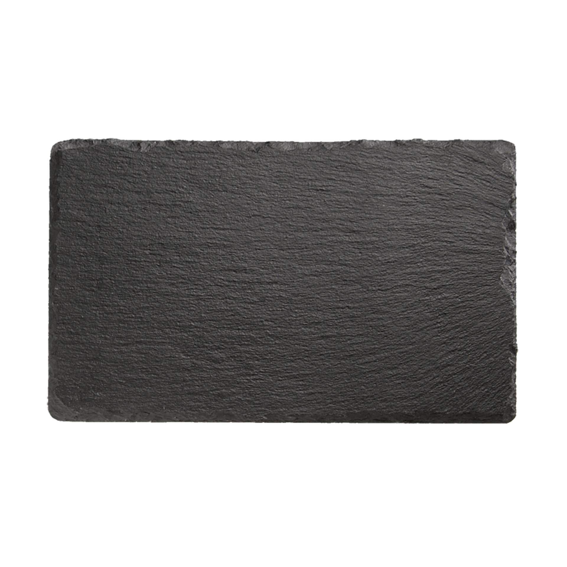 Naturschieferplatte - hervorragende Kältespeicherung - schwarz - rechteckig - Abm. 24 x 15 cm - Naturschiefer - 941-B