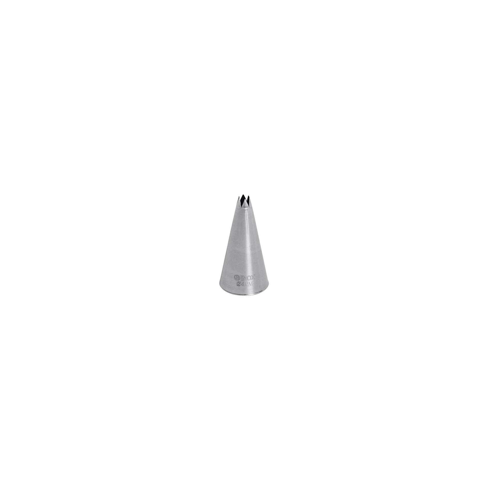 Sterntüllen - Ø: 4 mm - Abm. 2,5 x 2,5 x 5,0 cm - Edelstahl - 197552-C