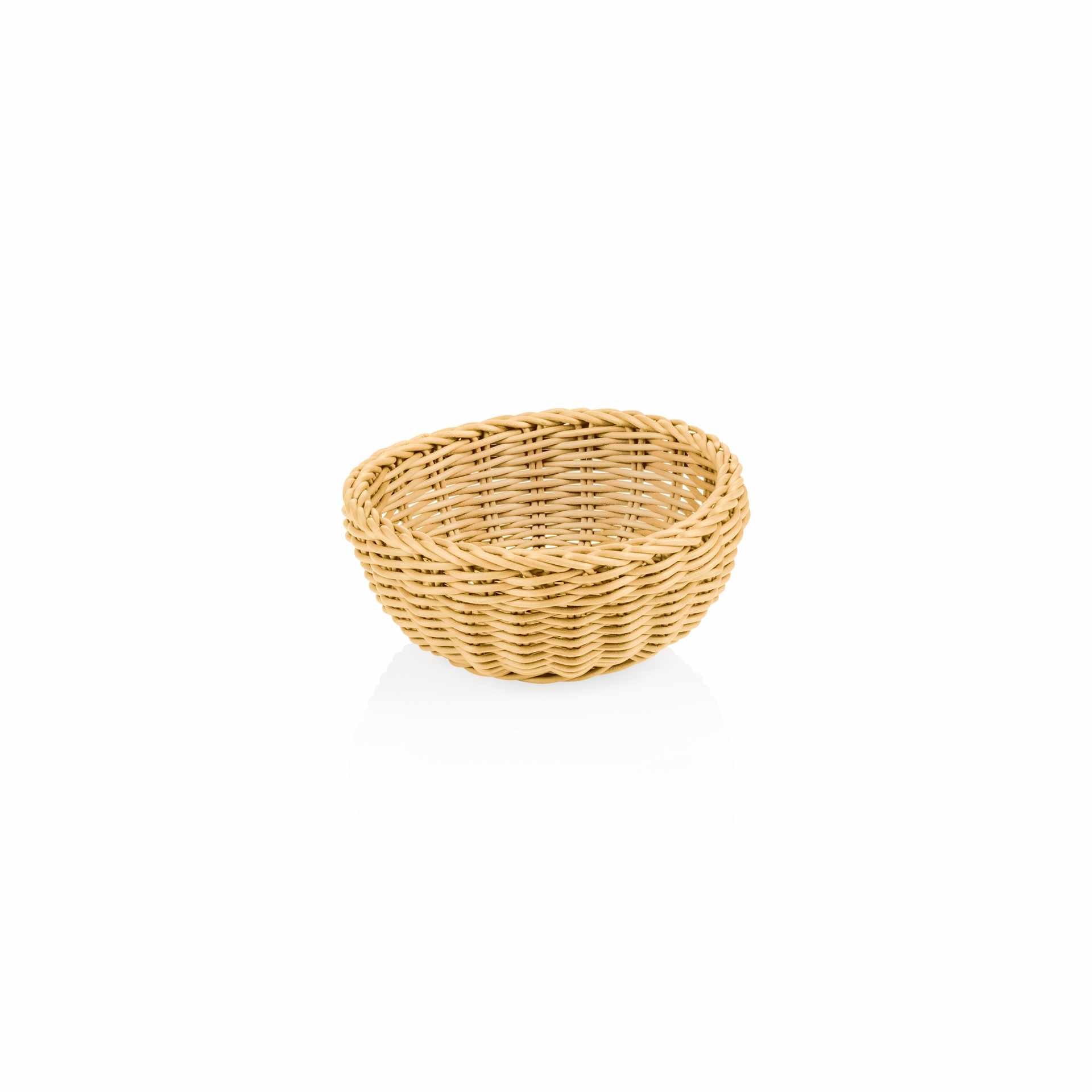 Korb - hellbeige - Höhe 8,0 cm - Ø 20 cm - Polypropylen - 5074320-A