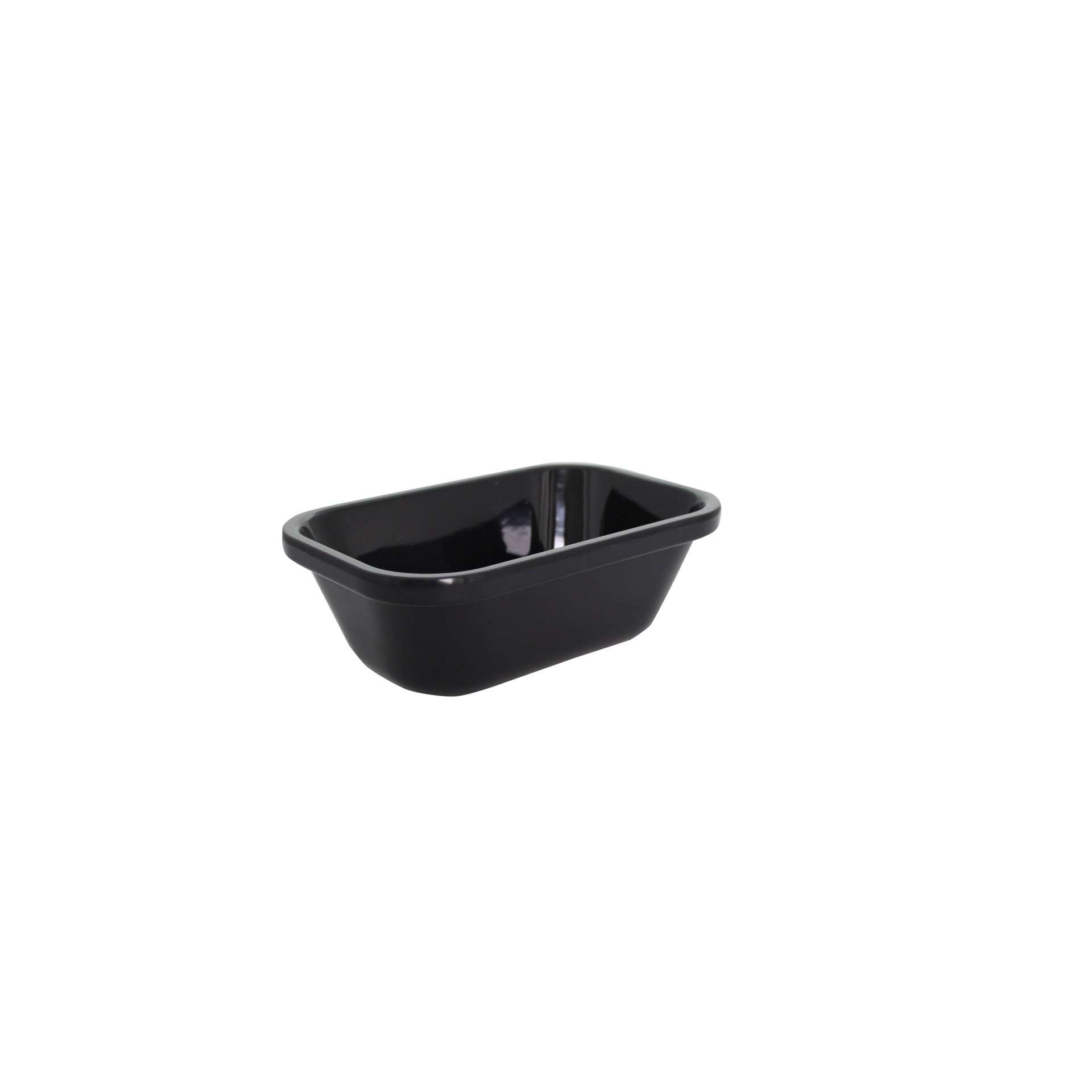 Auslagetablett - schwarz - Abm. 21,0 x 14,0 x 7,6 cm - Melamin - 227141-C