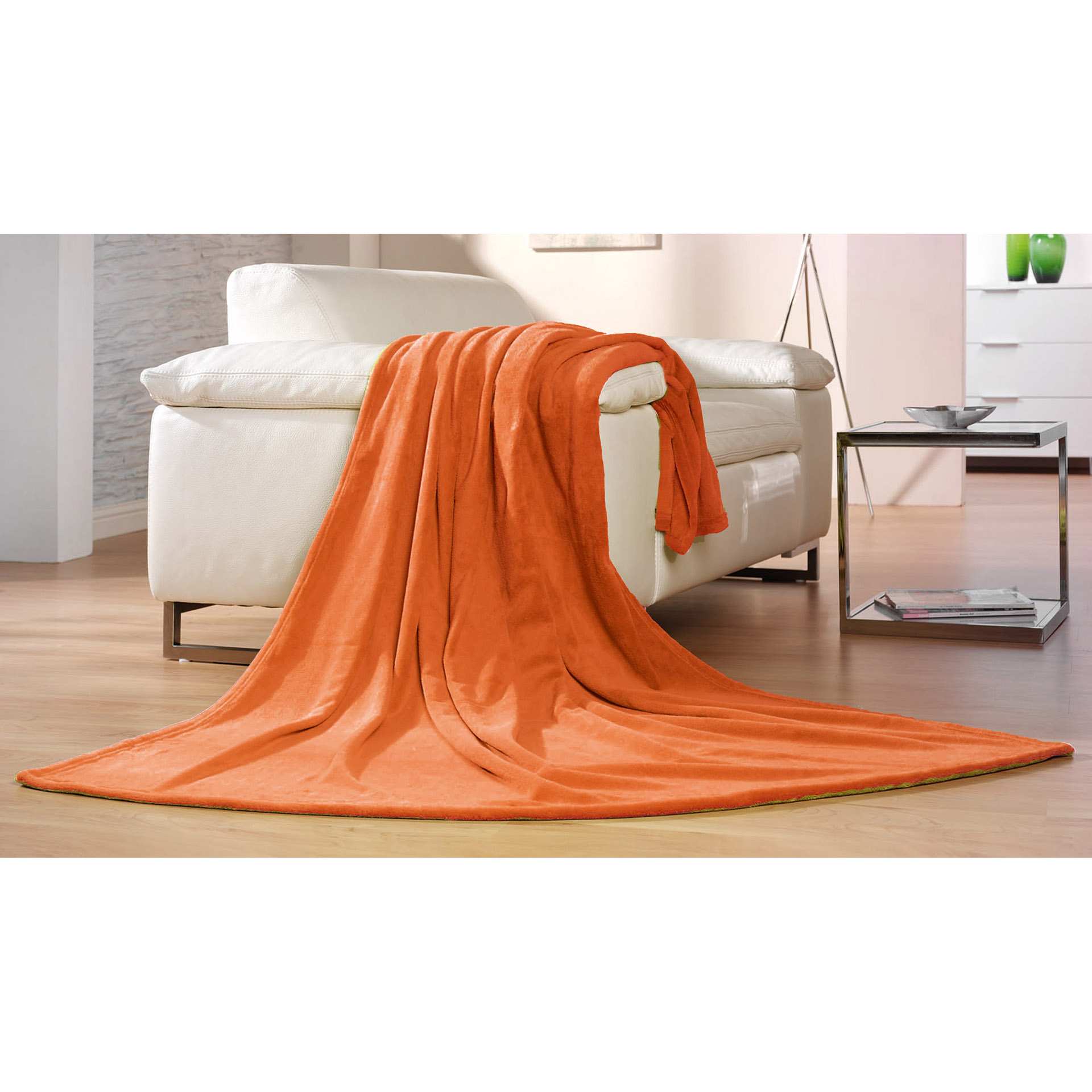 Decke - Serie PREMIUM MEMPHIS - karminrot - Abm. 220 x 240 cm - Mikrofaser - 88769-30-220240-D