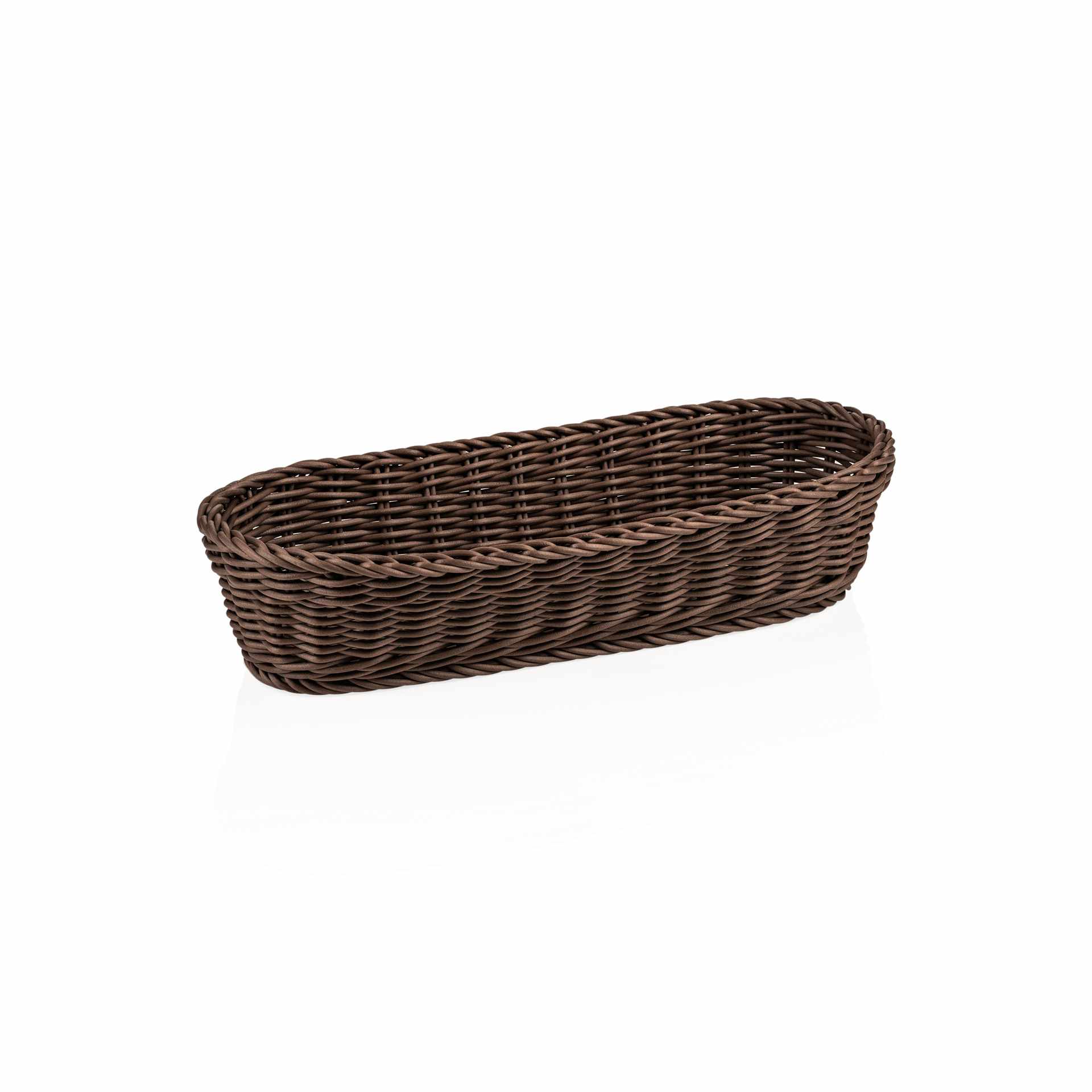 Baguette-Korb - braun - Abm. 40 x 16 x 8 cm - Polypropylen - 5075140-A