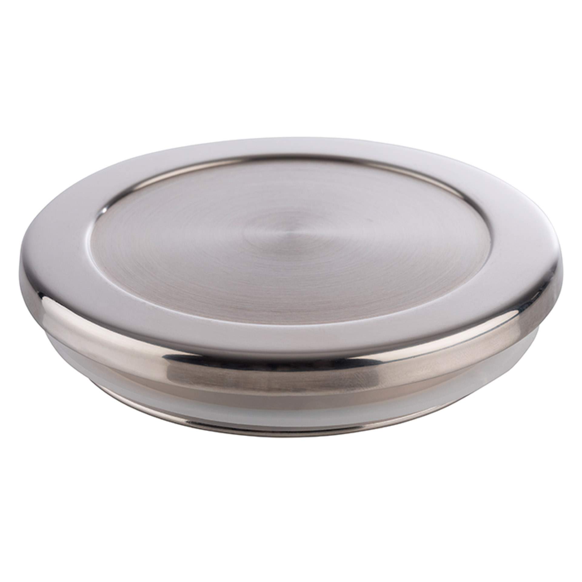 Deckel - passend zu Artikel-Nr. 82346 + 82347 - Abm. 2,0 cm - Ø 10,5 cm - Edelstahl - 82360-B