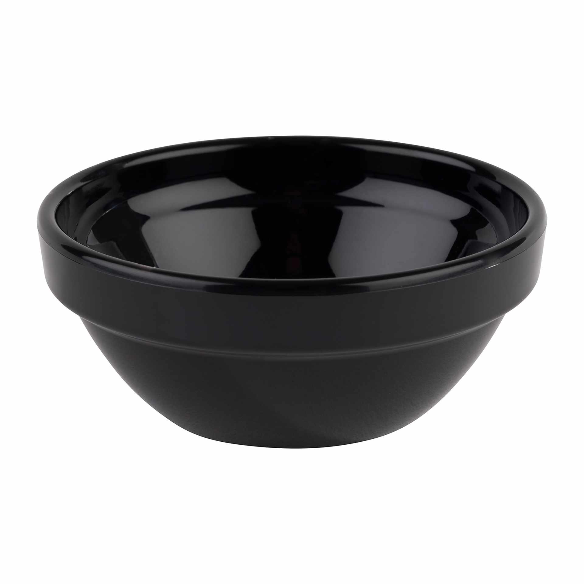 Schale - Serie Friendly - schwarz - rund - Höhe 4,5 cm - Ø 10 cm - Inhalt 0,15 l - PET - 79021-B