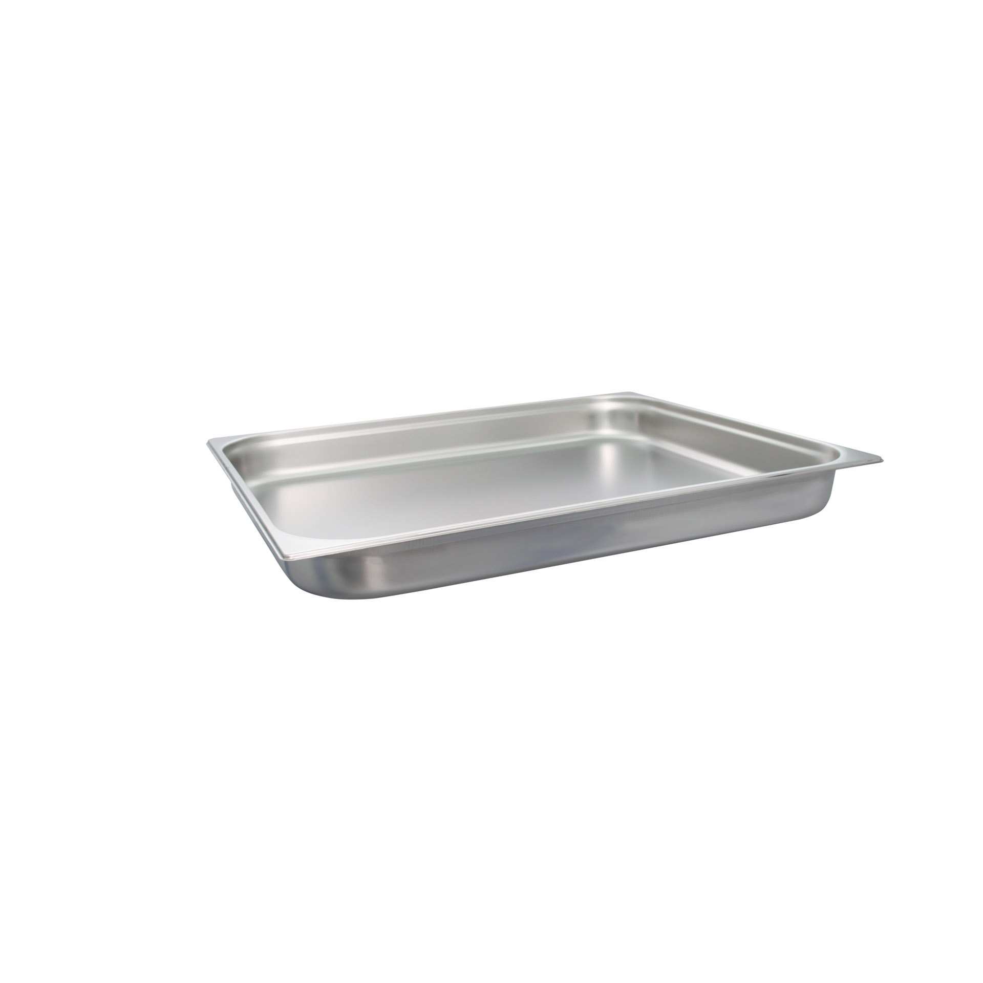 GN-Behälter - Abm. 65,0 x 53,0 x 6,5 cm - Inhalt 19,0 l - GN 2/1 (650 x 530 mm) - 65 mm - Edelstahl - 530272-C