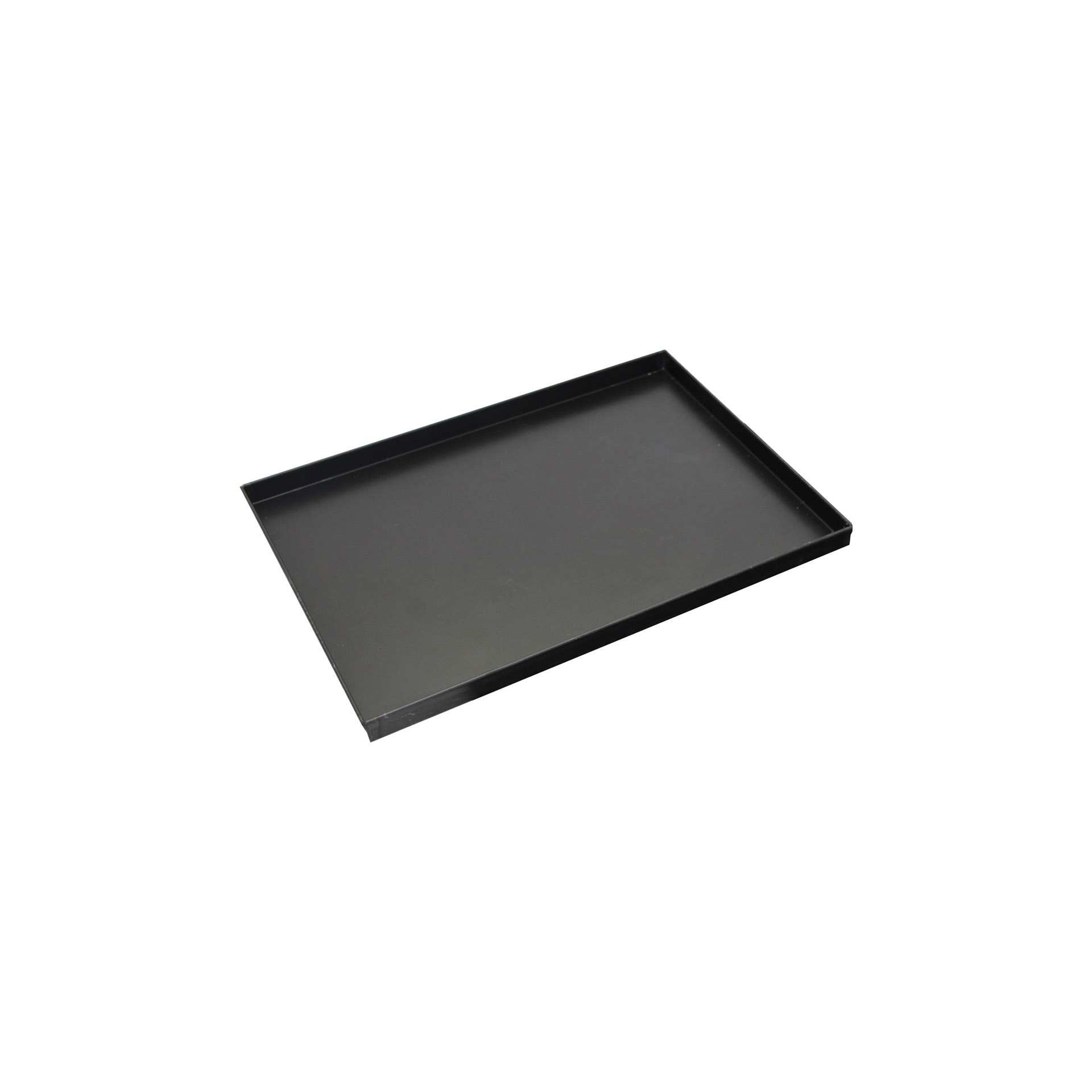 Pizzablech - rechteckig - Abm. 32,5 x 53,0 x 2,5 cm - GN 1/1 (530 x 325 mm) - 25 mm - Blaublech - 997904-C