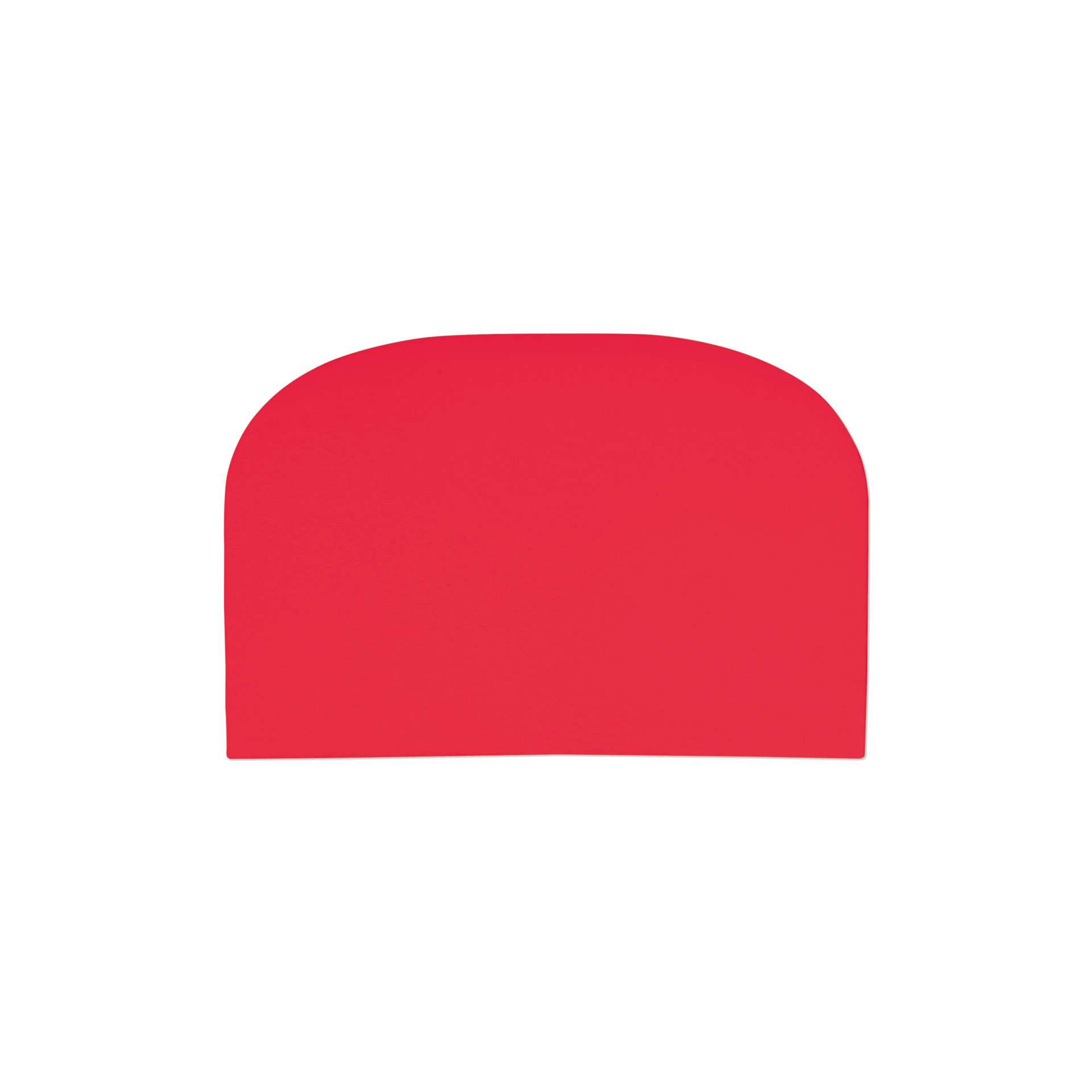 Teigschaber - flexibel - rot - Abm. 14,8 x 9,9 x 0,0 cm - Polyethylen - 227857-C