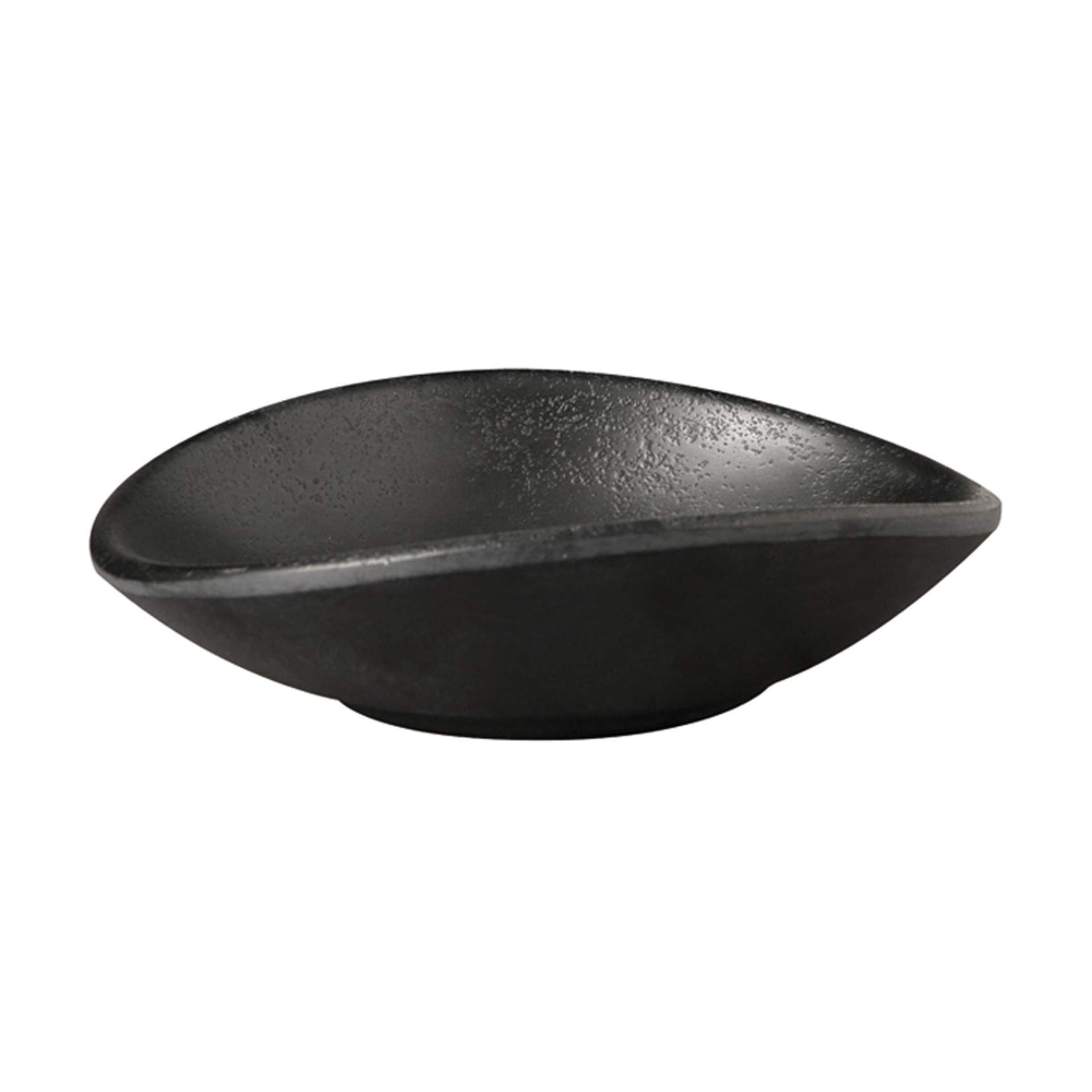 Schale - japanische Steinoptik - Serie Zen - weiß - rund - Abm. 11 x 10 x 3 cm - Inhalt 0,04 l - Melamin - 83730-B