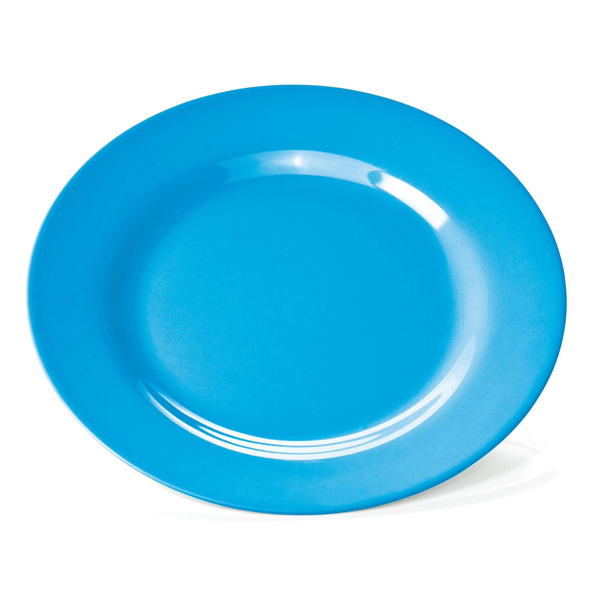 Teller (flach) - flach - blau - Ø 23,0 cm - Melamin - 9360232-A