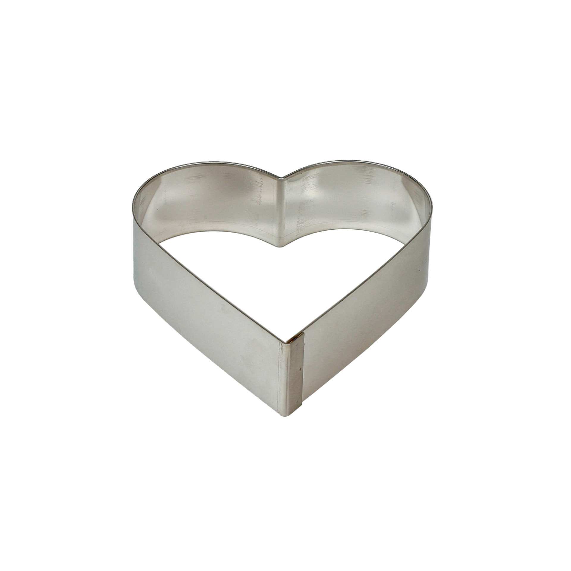 Tortenring - Herz - Ø 22 cm - Höhe 5 cm - Aluminium - 155073-C