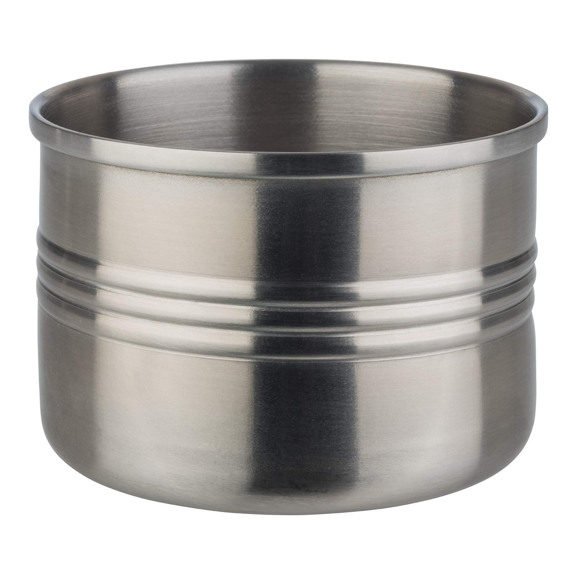 Snackcan - rund - Abm. 5,5 cm - Ø 7,5 cm - Inhalt 0,17 l - Edelstahl - 40655-B