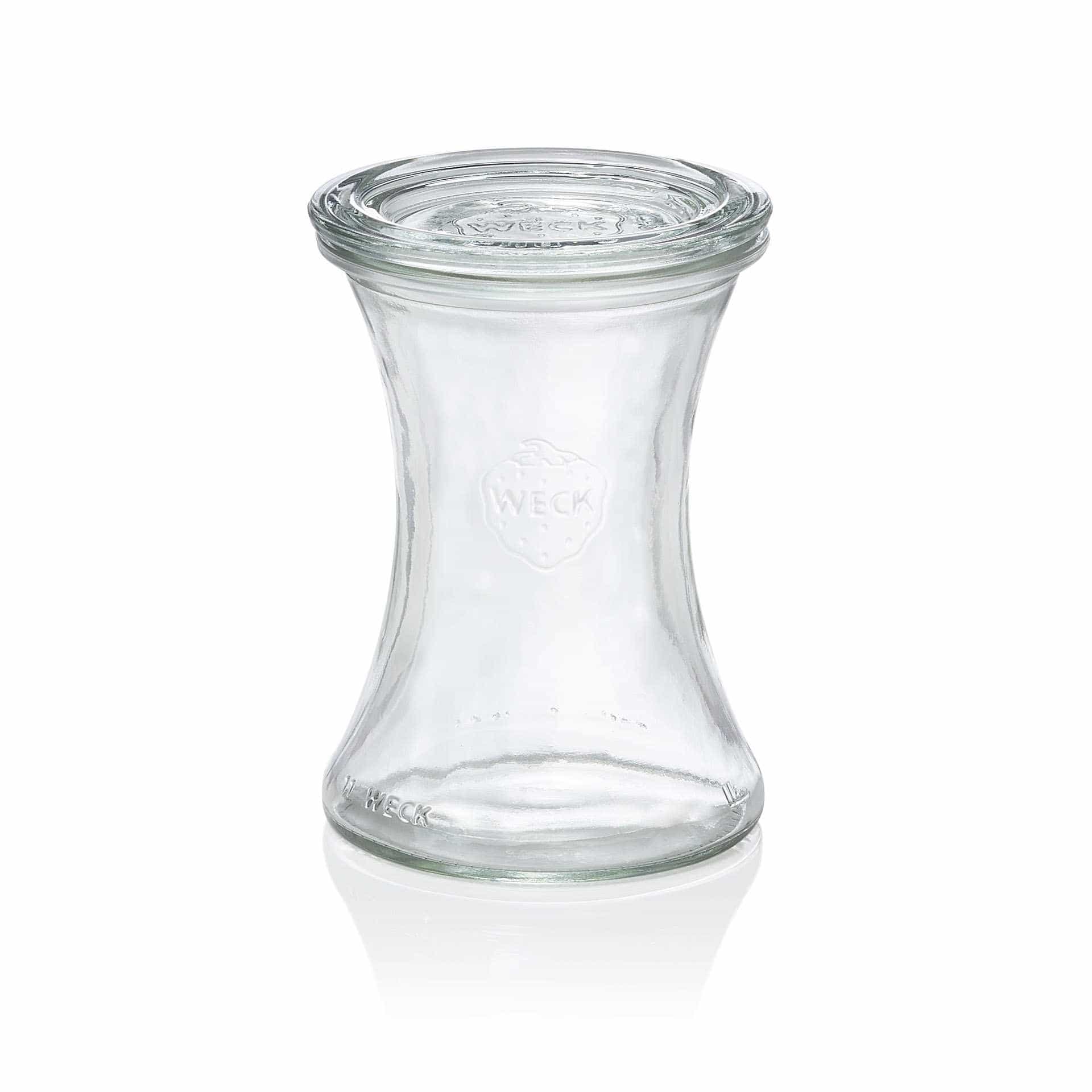 Delikatessenglas - Set á 6 Stück - Serie Delicacy - Abm. 12,2 cm - Ø oben / unten 8,0 / 8,7 cm - Inhalt 0,37 l - Glas - 996-A