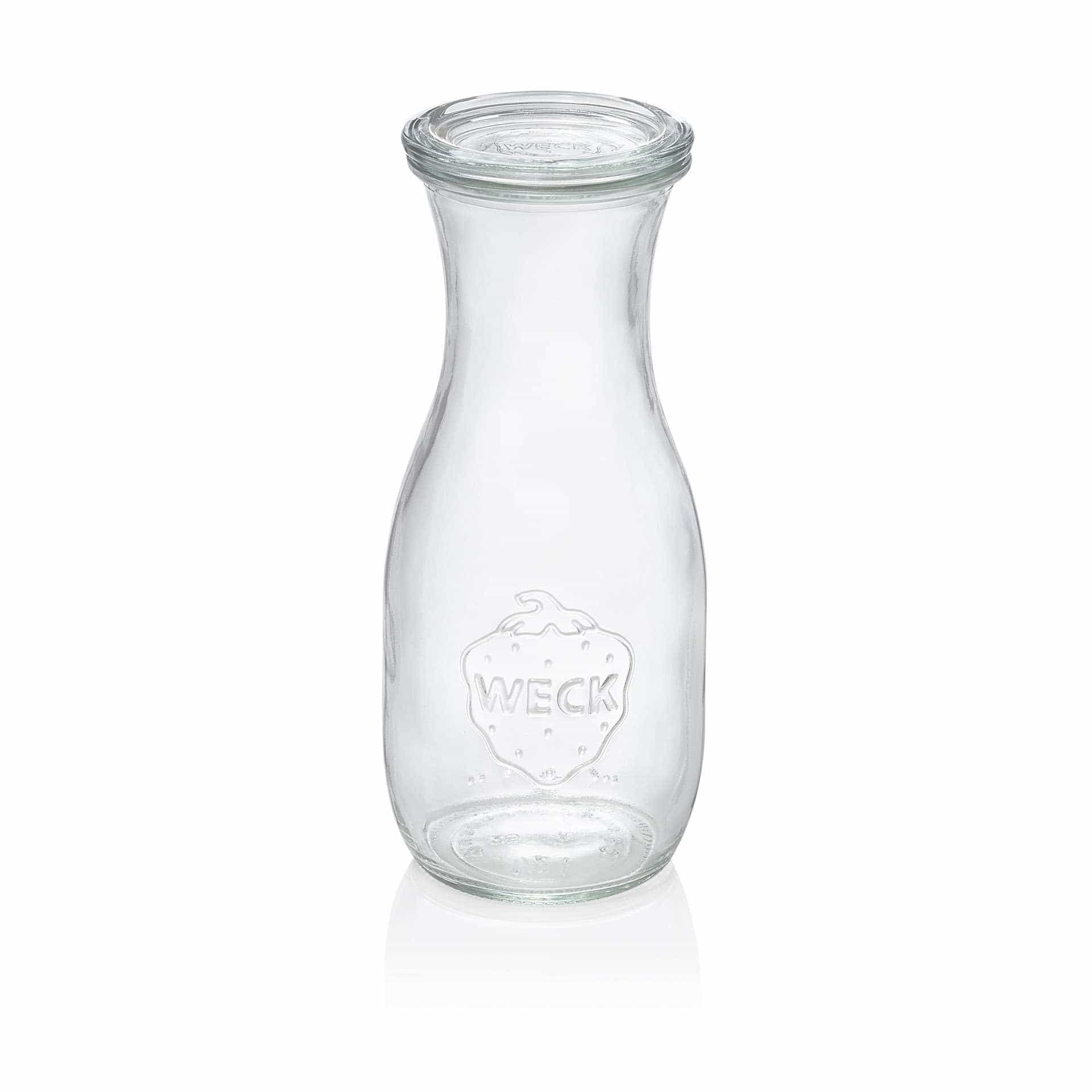 Saftflasche - Set á 6 Stück - Serie Bottle - Abm. 18,4 cm - Ø oben / unten 6,0 / 7,9 cm - Inhalt 0,53 l - Glas - 764-A