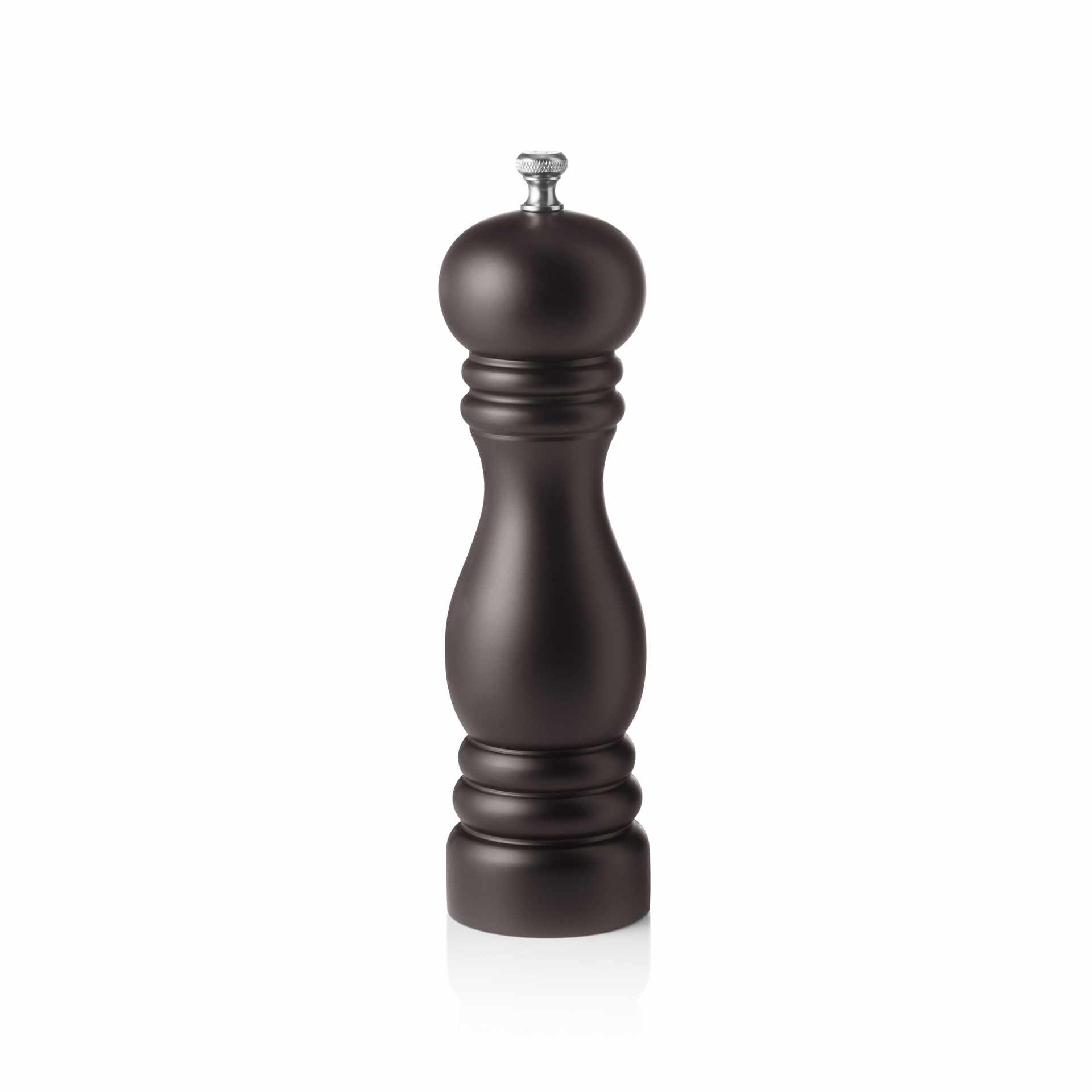 Salzmühle - mit Keramikmahlwerk - Serie Classic Mill - braun - Höhe 20,0 cm - Ø 6,0 cm - Holz / Keramik