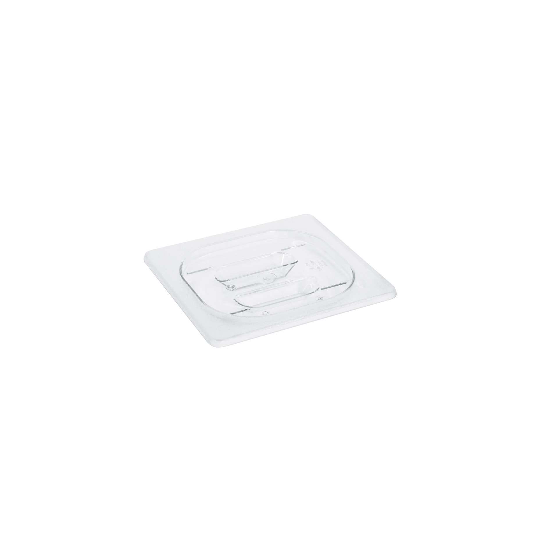 GN-Deckel - aufliegendohne Griff - Abm. 17,6 x 16,2 x 0,5 cm - GN 1/6 (176 x 162 mm) - Polycarbonat - 530145-C