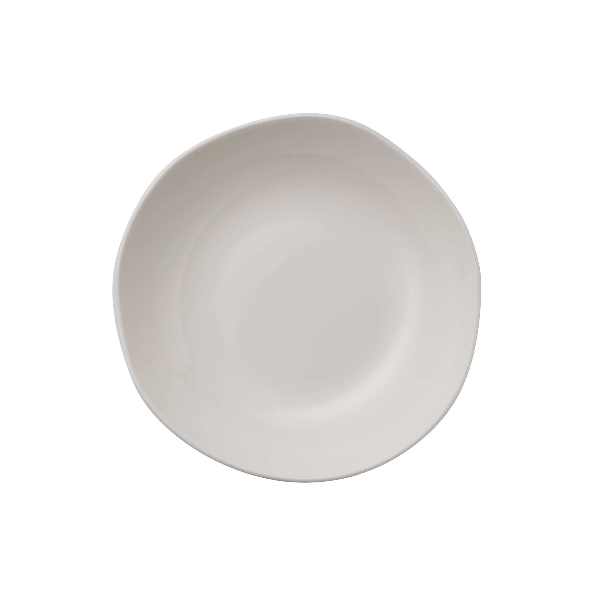 Schale - Set á 6 Stück - Serie Kayla - cream - rund - Höhe 4,5 cm - Ø 19,5 cm - Inhalt 0,40 l - Porzellan - 480903020-A