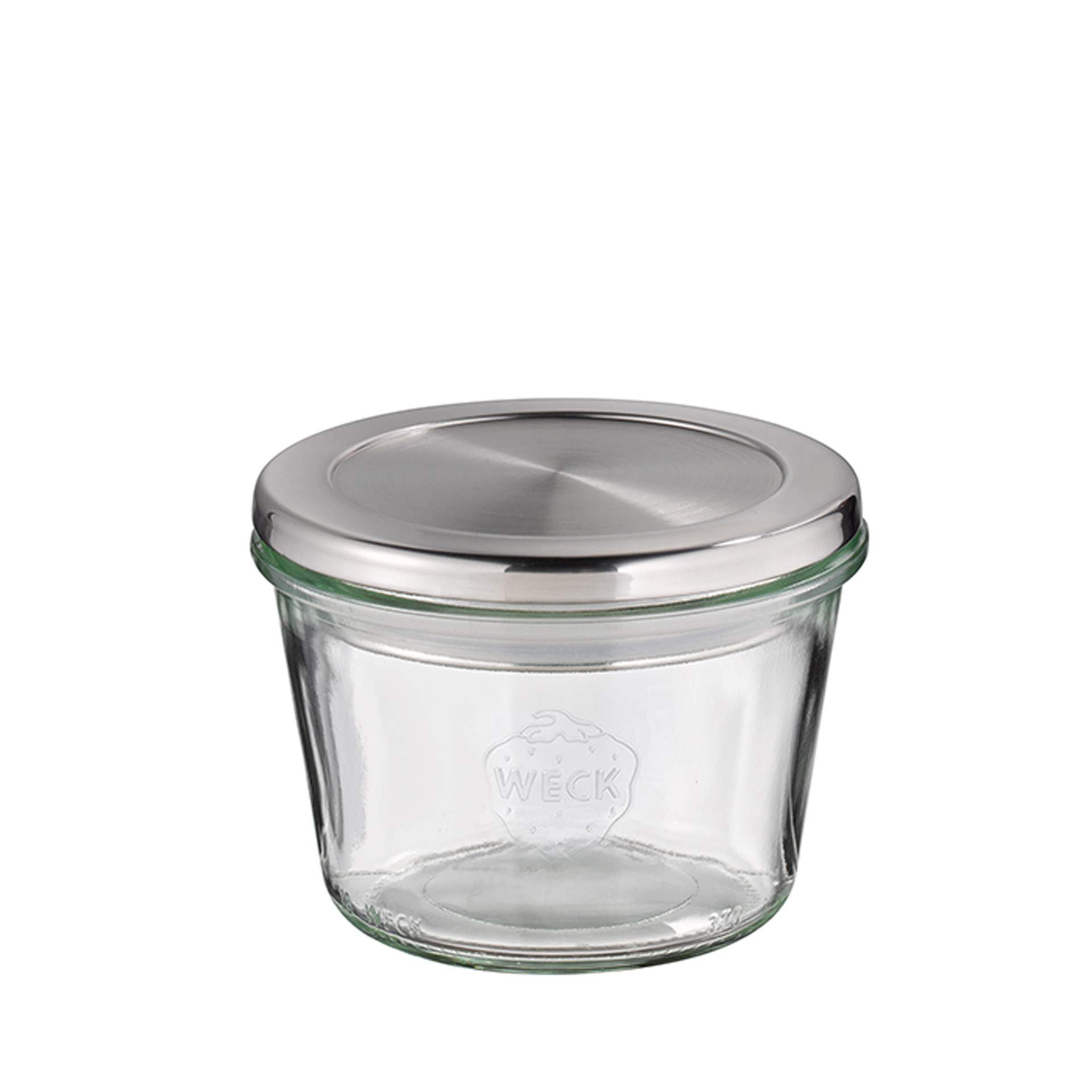 Weck-Glas - mit Deckel - Höhe 7,5 cm - Ø 11 cm - Inhalt 0,37 l - Glas - 82239-B