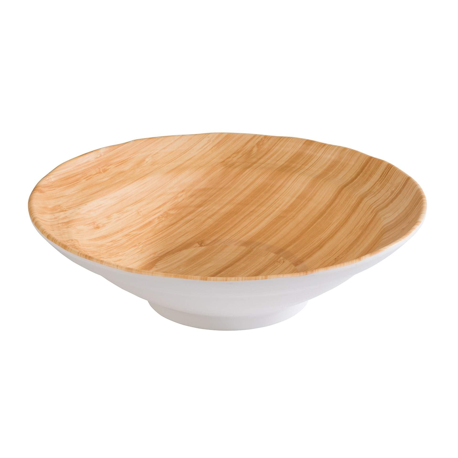Schale - Serie Bamboo - rund - Abm. 8,5 cm - Ø 30,5 cm - Inhalt 2 l - Melamin - 84819-B