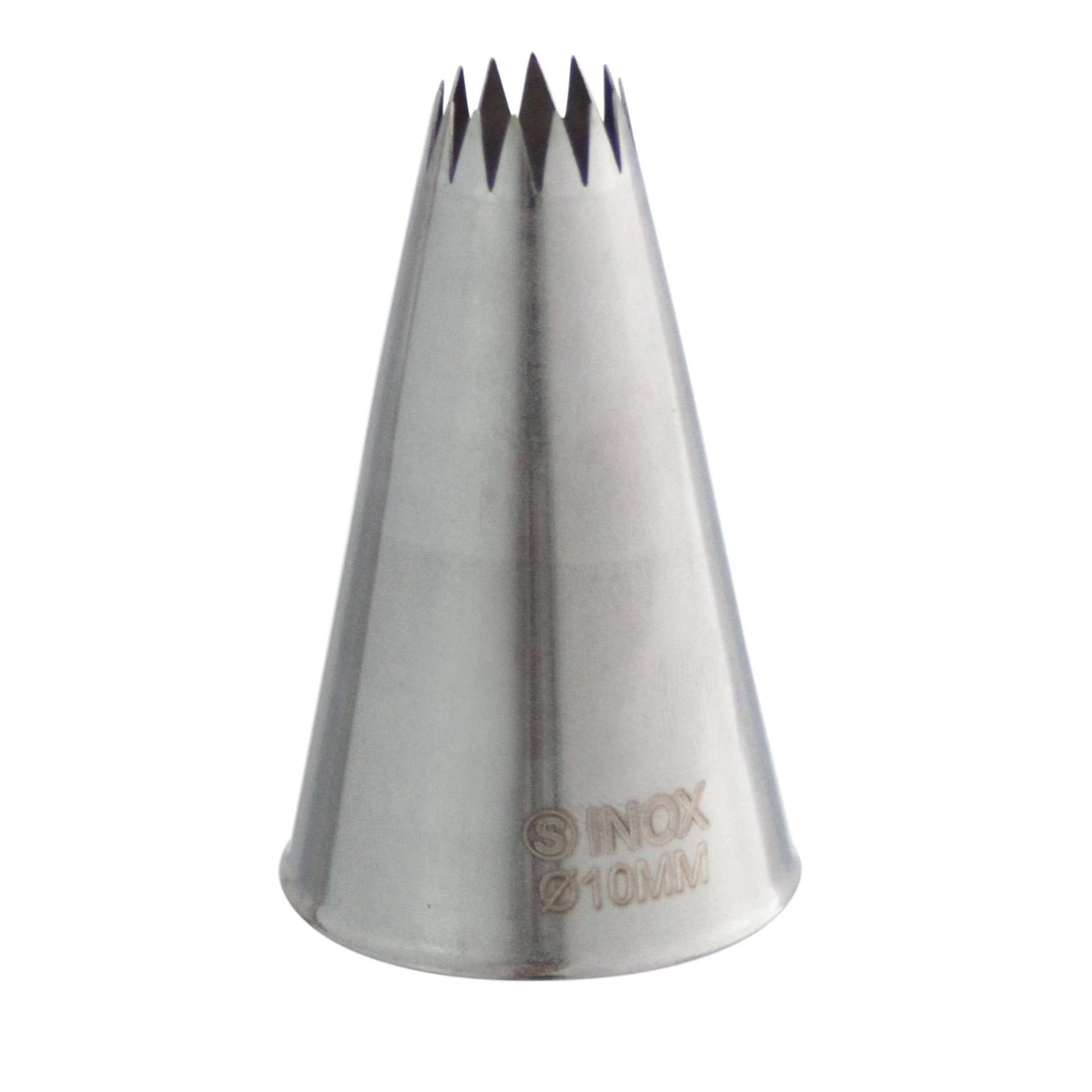 Französische Tüllen - Ø: 10 mm - Abm. 3,0 x 3,0 x 5,0 cm - Edelstahl - 197314-C