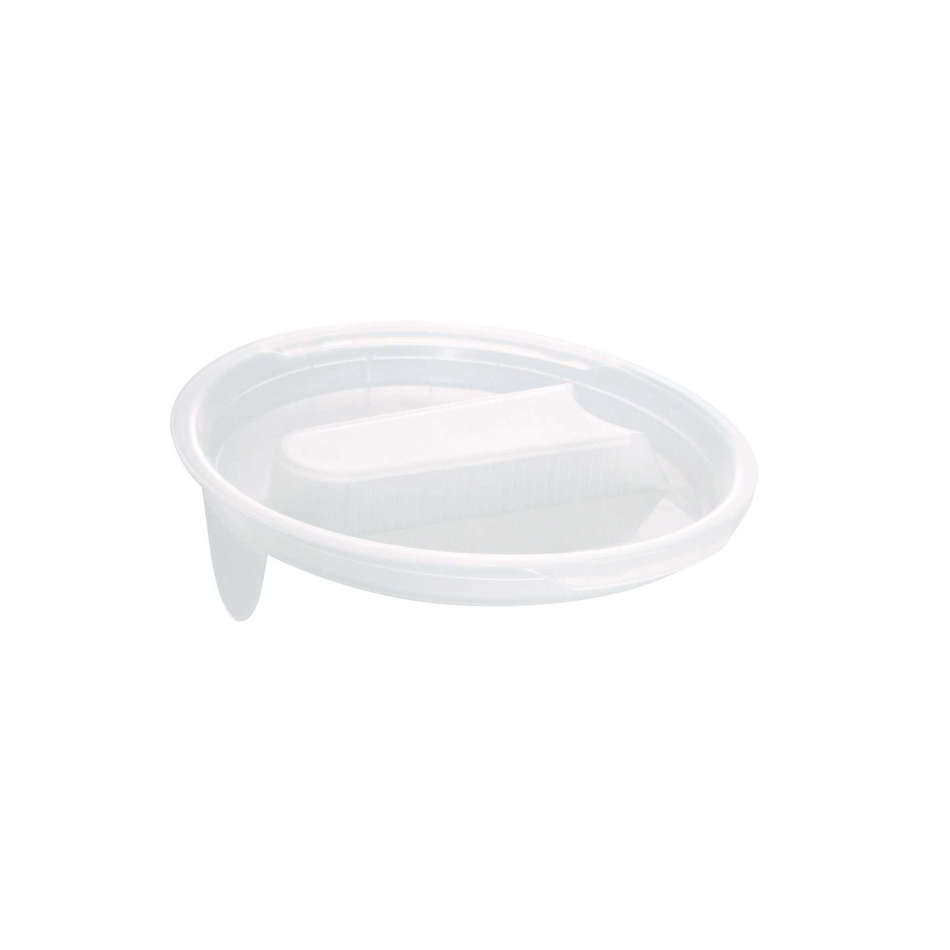 Deckel - für Messebecher 200013 und 206013 - Abm. 15,6 x 15,6 x 4,5 cm - Inhalt 2,0 l - Polypropylen - 206113-C