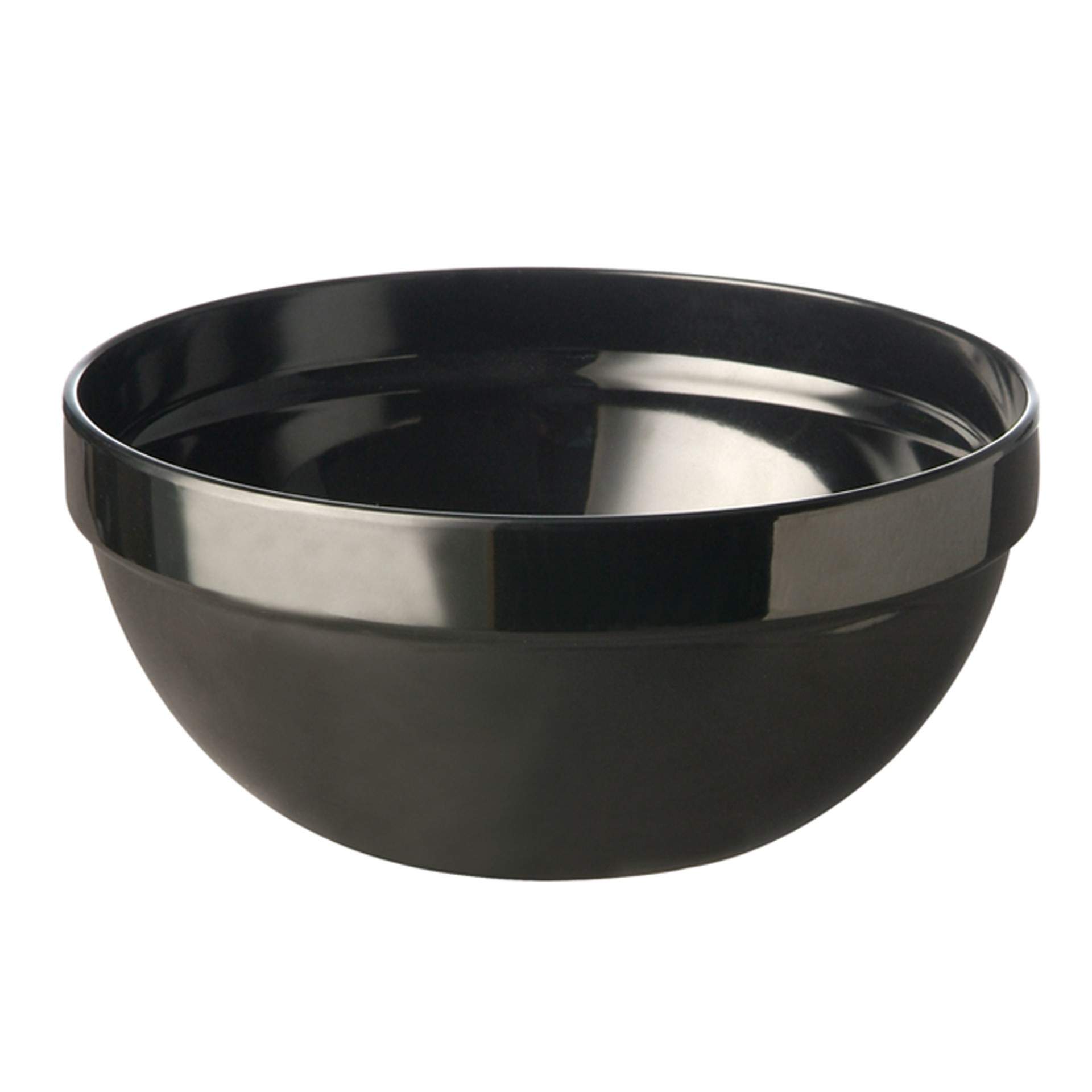 Schale - Serie Casual Maxi - schwarz - rund - Abm. 10,5 cm - Ø 23,0 cm - Inhalt 2,50 l - Melamin - 83703-B