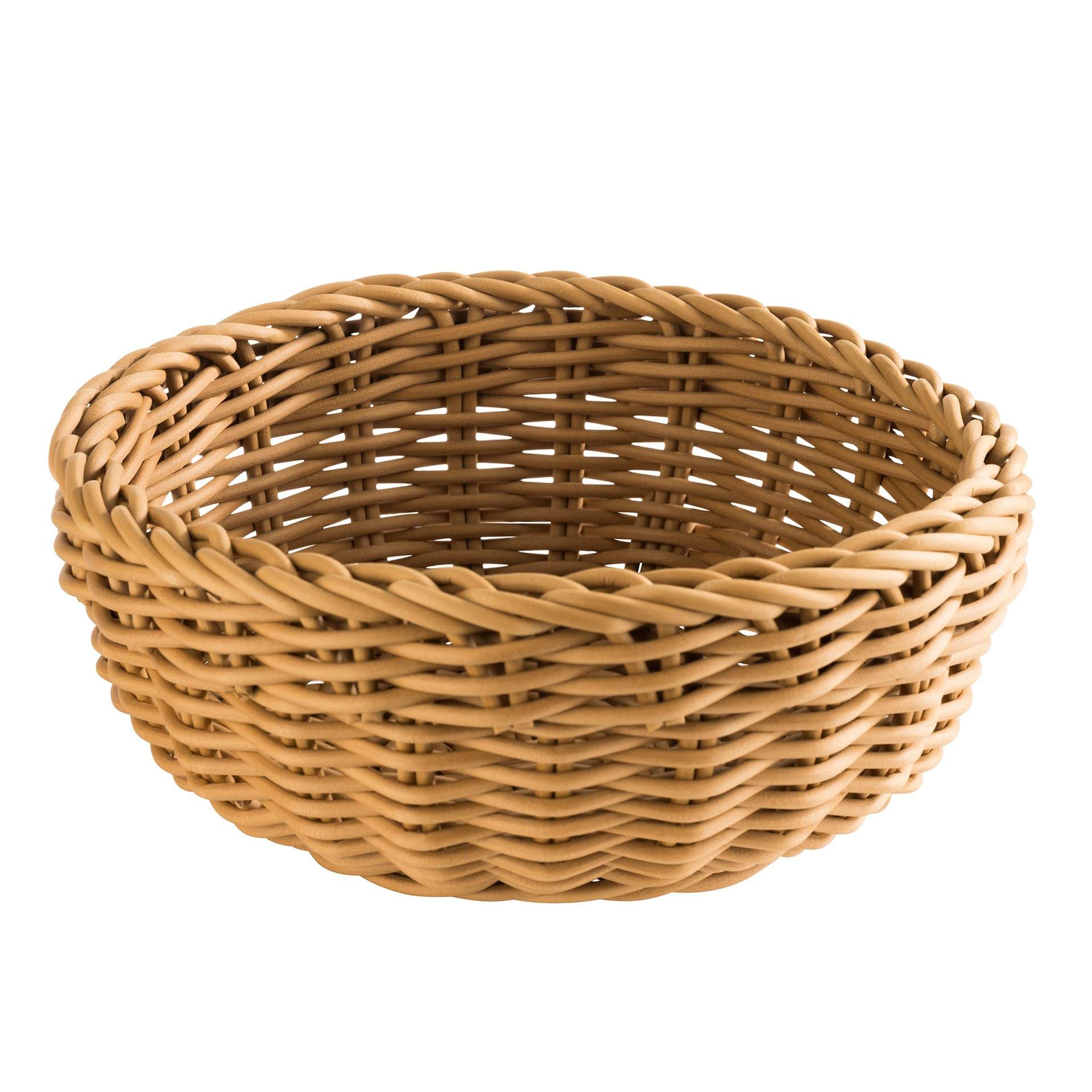 Korb - Serie Profi Line - beige - rund - Abm. 8,0 cm - Ø 20,0 cm - Polypropylen - 50606-B