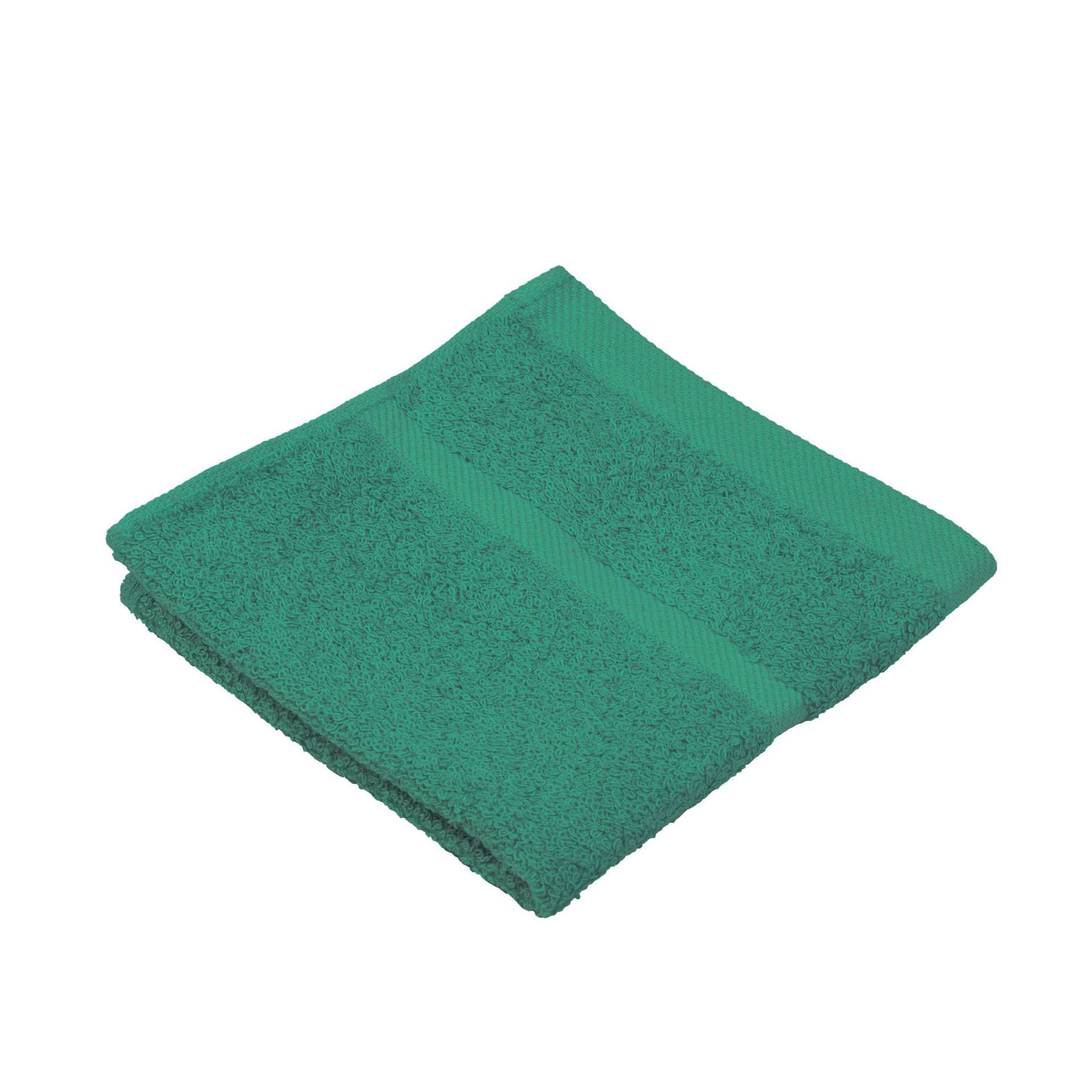 Seiftuch - 4-seitig gesäumt - Serie SYLT - petrol - Abm. 30 x 30 cm - Baumwolle - 7881-54-2-D