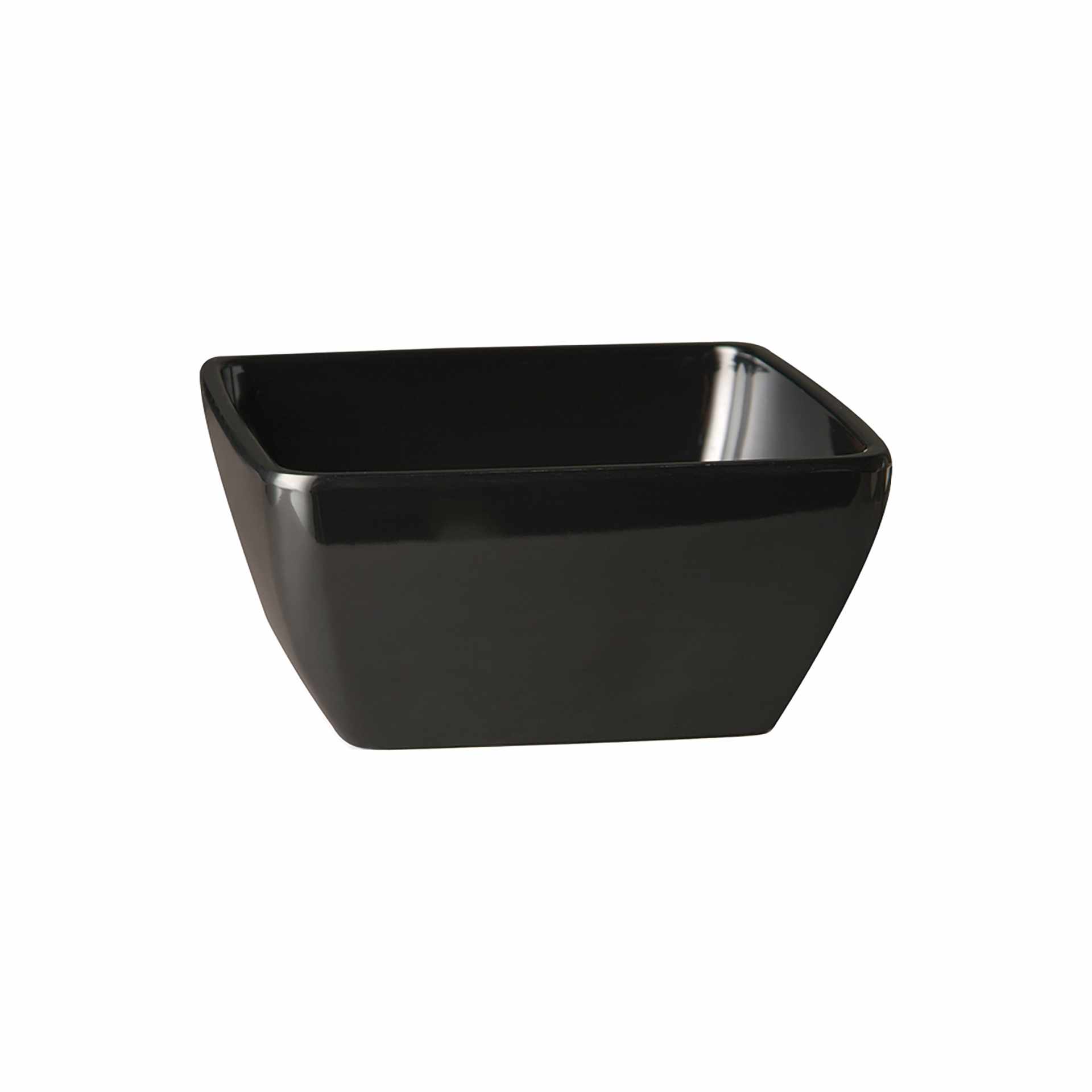 Schale - Serie Friendly - schwarz - rechteckig - Abm. 9,0 x 9,0 x 4,0 cm - Inhalt 0,14 l - PET - 79001-B