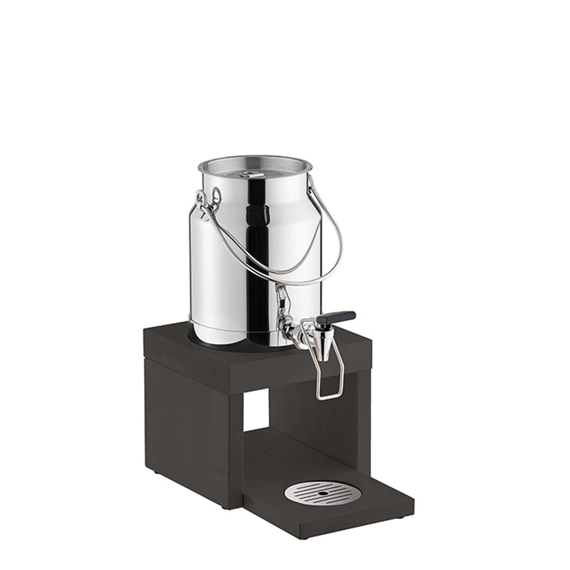 Milchdispenser - mit Touchless Adapter - Serie Bridge - Buche - Abm. 31,0 x 20,0 x 39,0 cm - Inhalt 3,0 l - Edelstahl - 10837-B