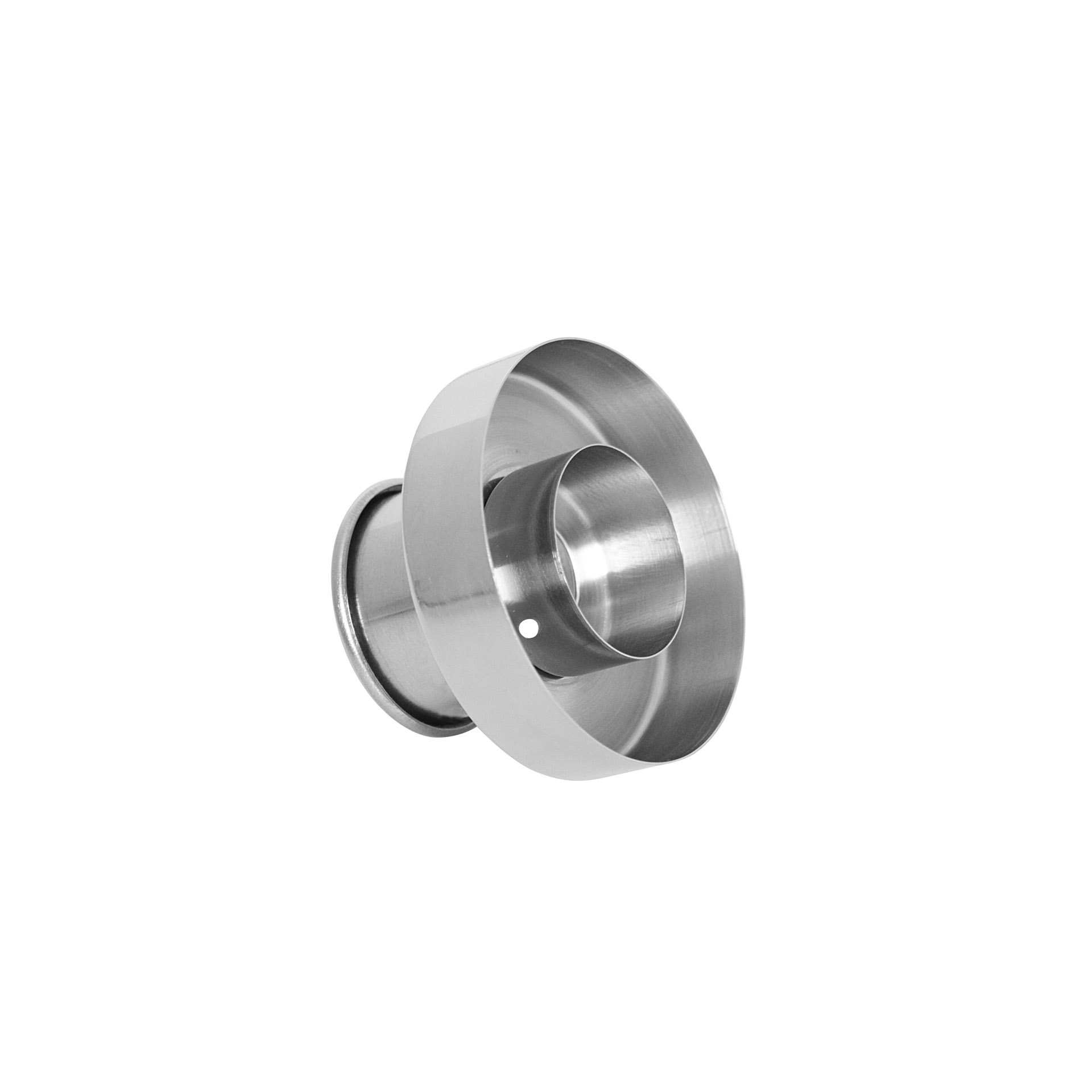 Donut-Ausstecher - gross - Abm. 8,0 x 8,0 x 5,0 cm - Edelstahl - 155011-C