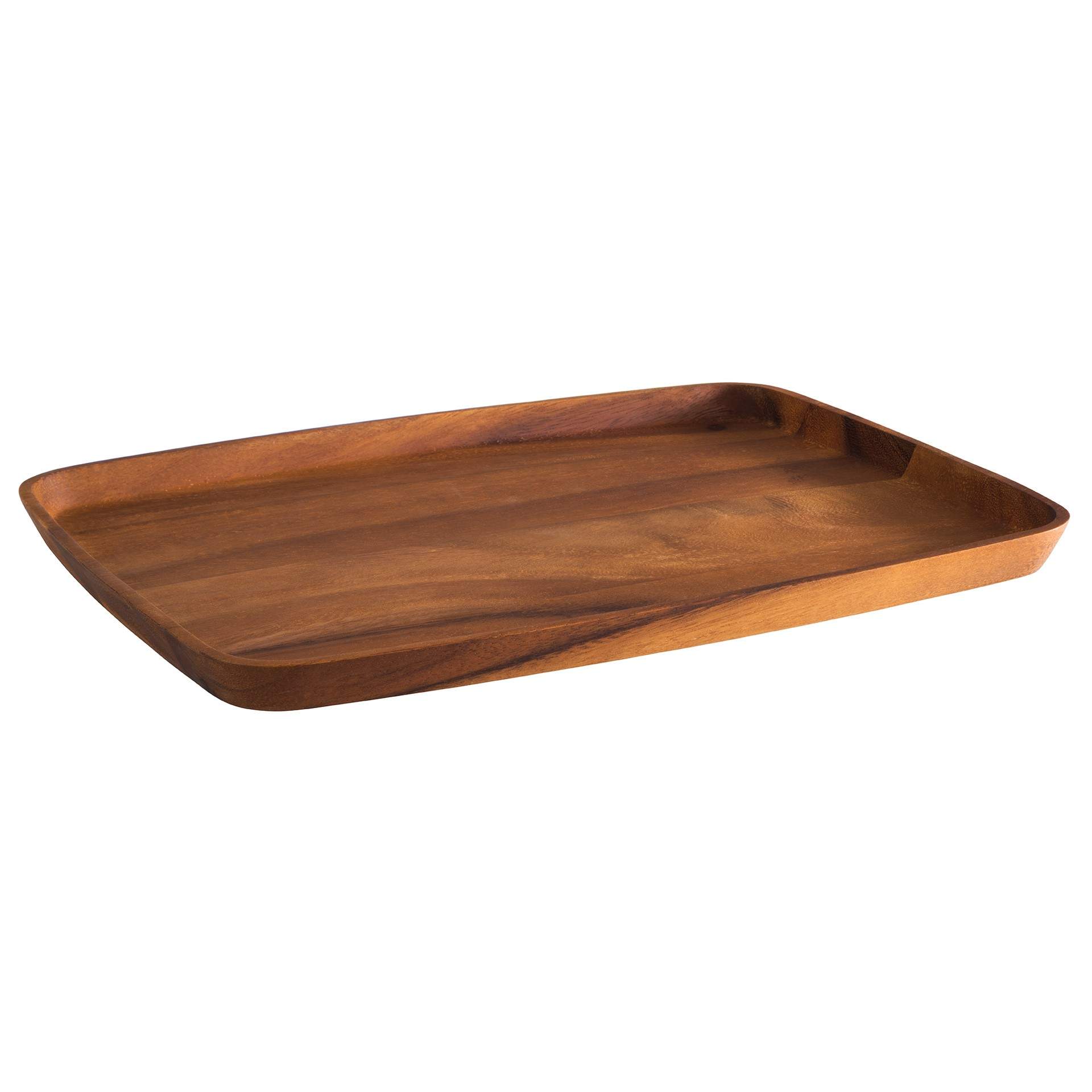 Servierbrett - natur - rechteckig - Abm. 35 x 25 x 2 cm - Holz - 899-B