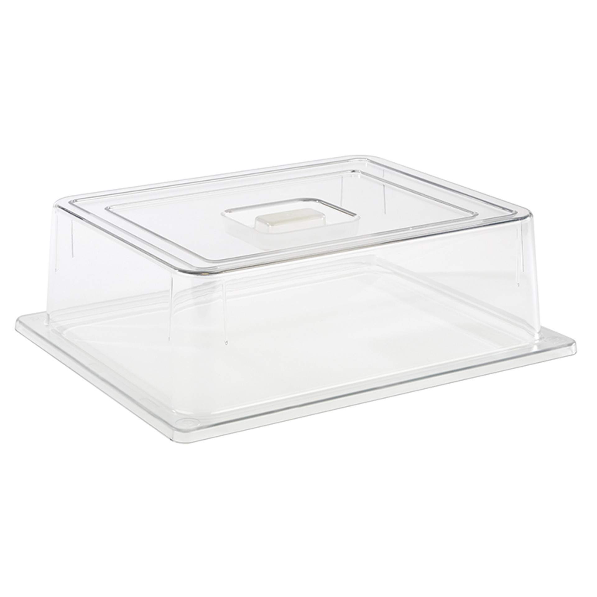 GN-Abdeckhaube - passend für GN Tabletts - transparent - Abm. 9,5 cm - GN 1/2 (325 x 265 mm) - Polycarbonat - 11041-B