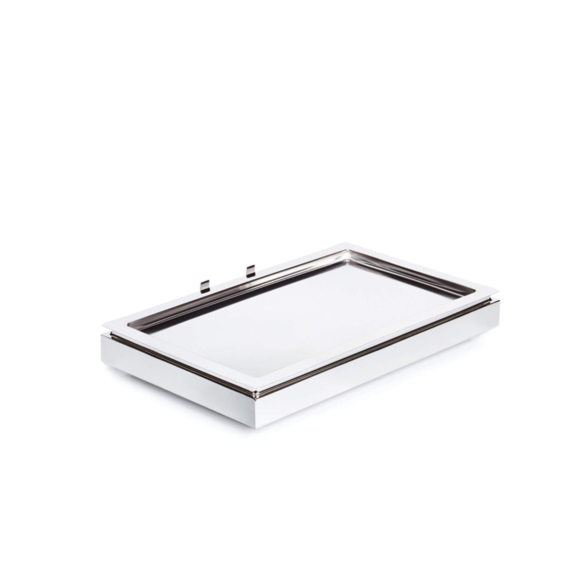 Cool Plates - Set 1 - Serie Frames - weiß - rechteckig - Abm. 8,5 cm - GN 1/1 (530 x 325 mm) - Edelstahl - 12940-B