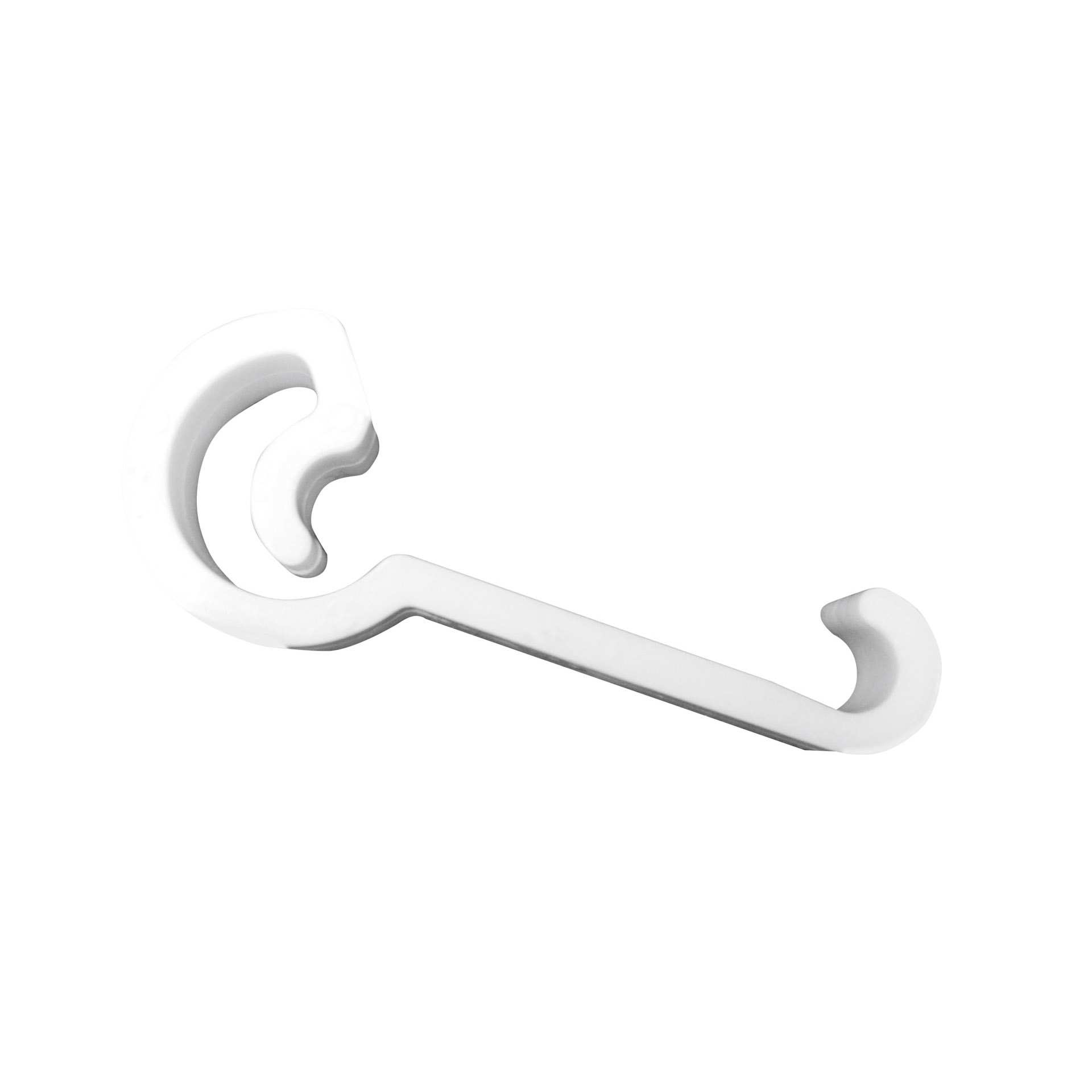 Klammer - für Doppelformen - Abm. 6,4 x 1,2 x 2,5 cm - Polycarbonat - 429998-C