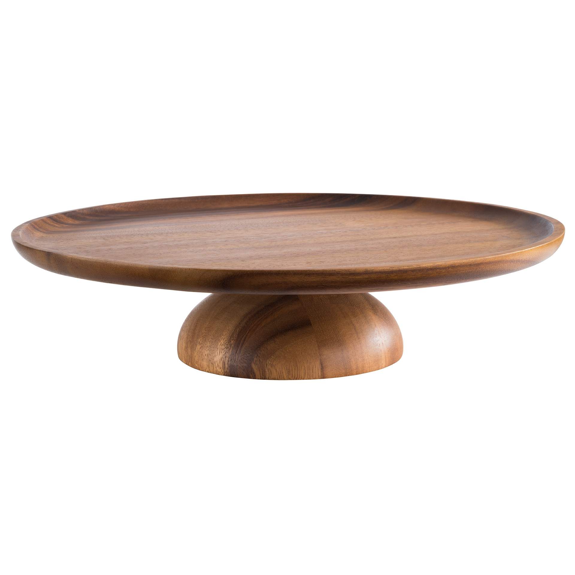 Tortenplatte - Serie Acacia - rund - Abm. 8,0 cm - Ø 33,0 cm - Holz - 33294-B