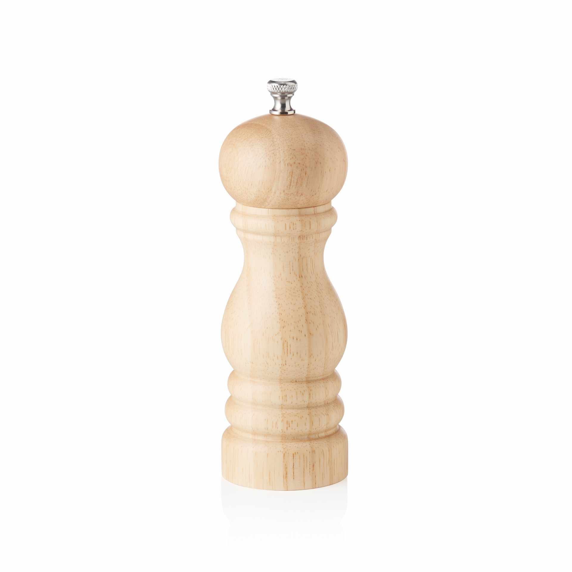 Salzmühle - mit Keramikmahlwerk - Serie Classic Mill - natur - Höhe 15,0 cm - Ø 5,5 cm - Holz / Keramik
