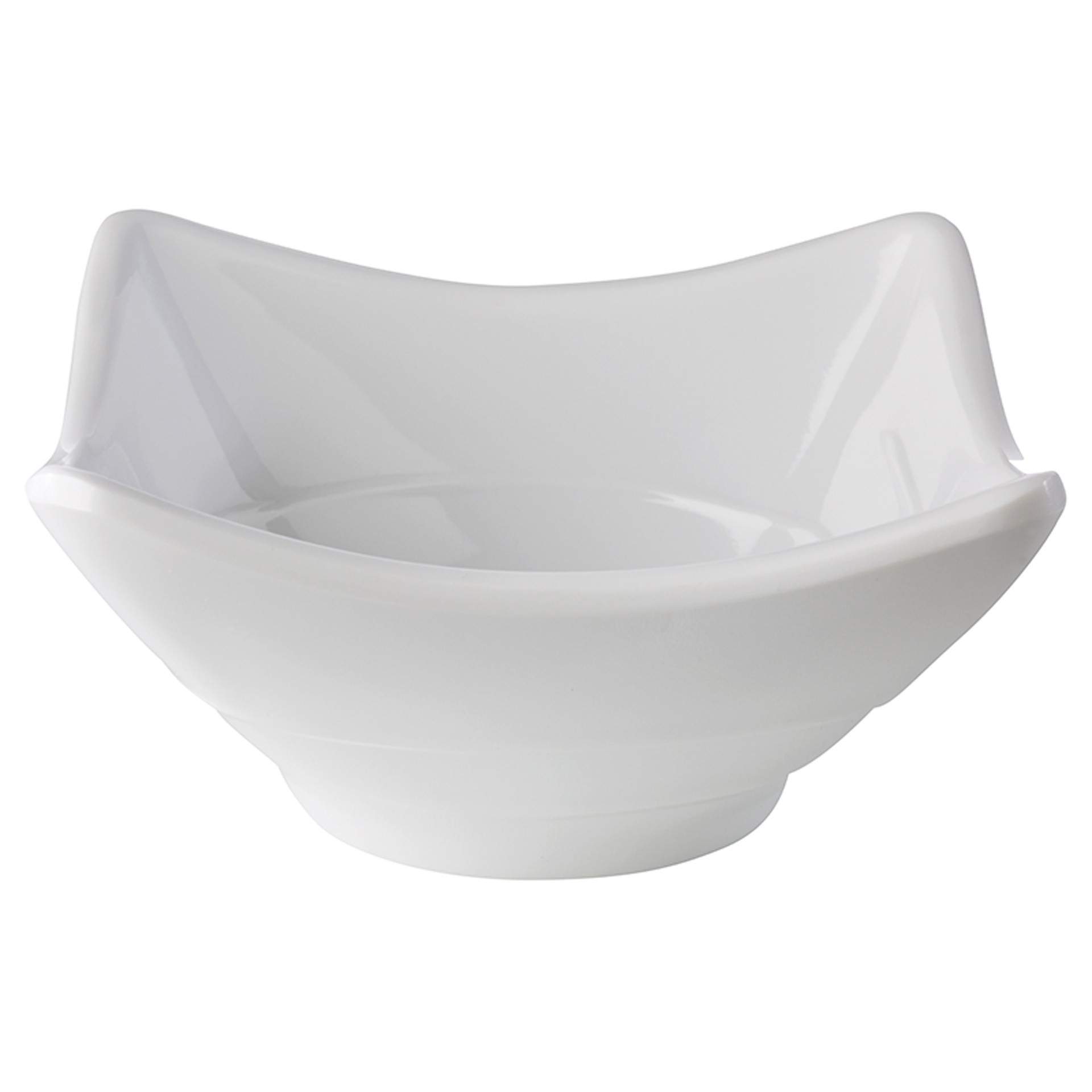 Schale - für kleine Desserts - Serie Mini - weiß - Abm. 8,0 x 8,0 x 4,0 cm - Inhalt 0,10 l - Melamin - 84458-B